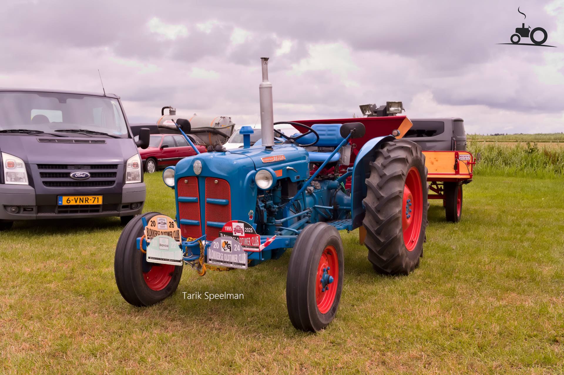 Fordson Dexta trekker op historisch festival