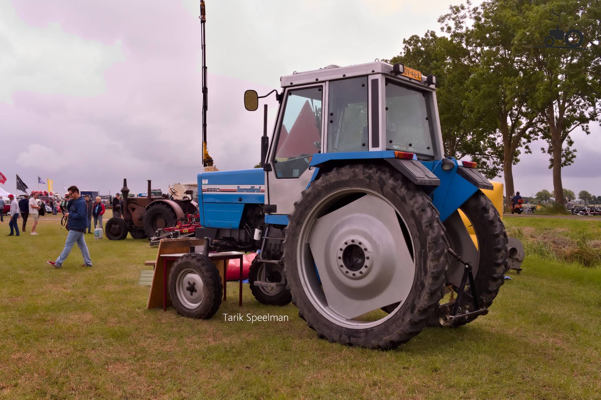 Landini 6550 trekker met kenteken TDV-46-K