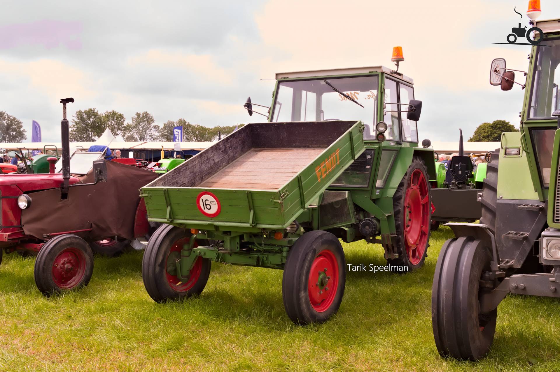 Fendt F255 GT Trekker met Kiepbak in Hensbroek