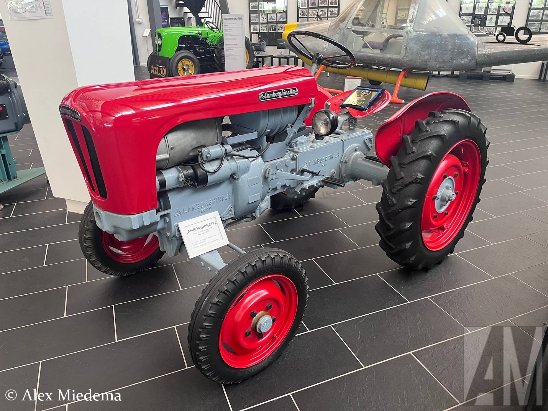 Lamborghini Lamborghinetta uit 1957 in Museo Ferruccio Lamborghini