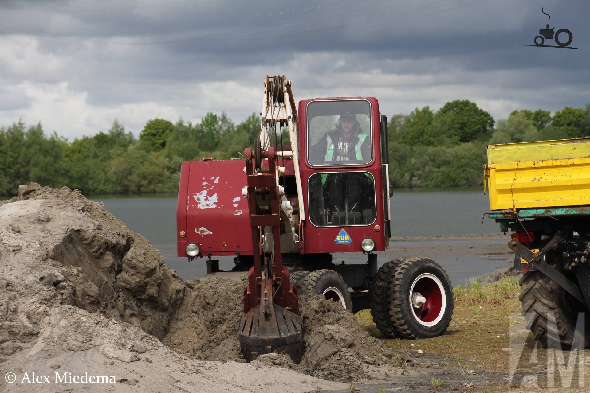 Fuchs 301 machine bij Zandput De Dormelaar