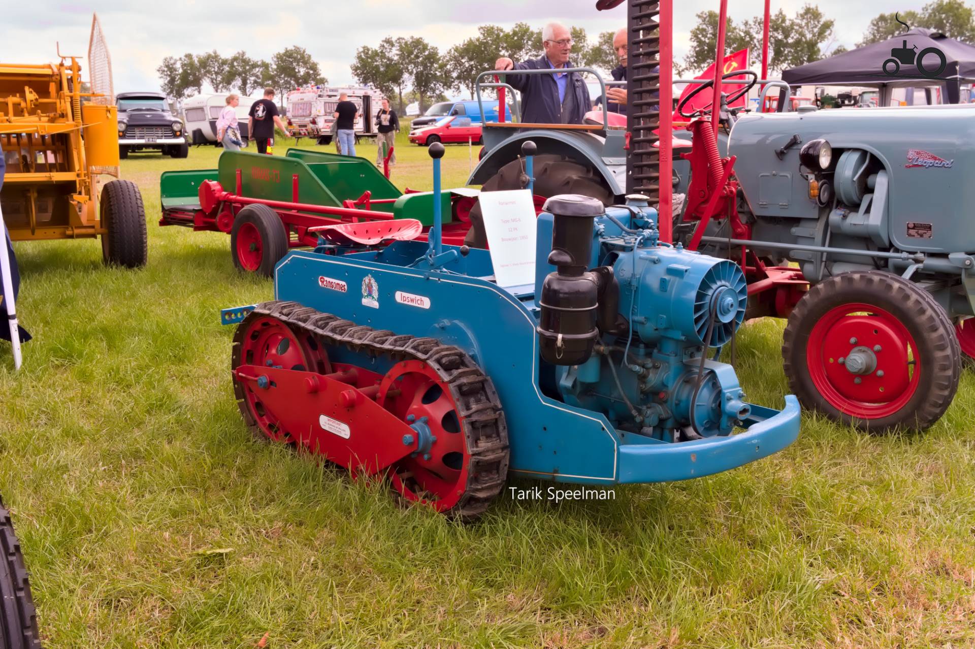Ransomes MG-6 tractor in Hensbroek