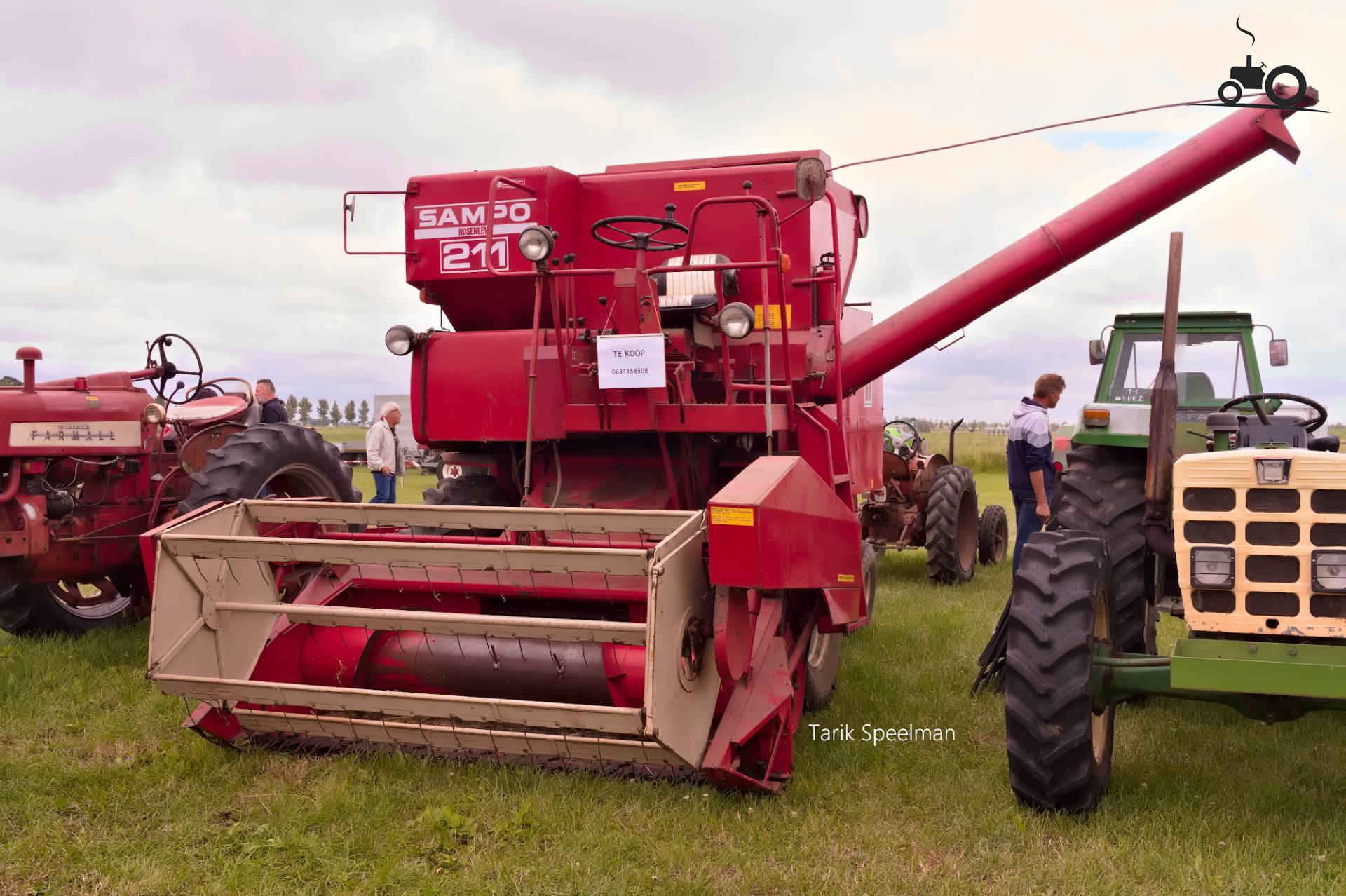 Sampo 211 Combine in Hensbroek