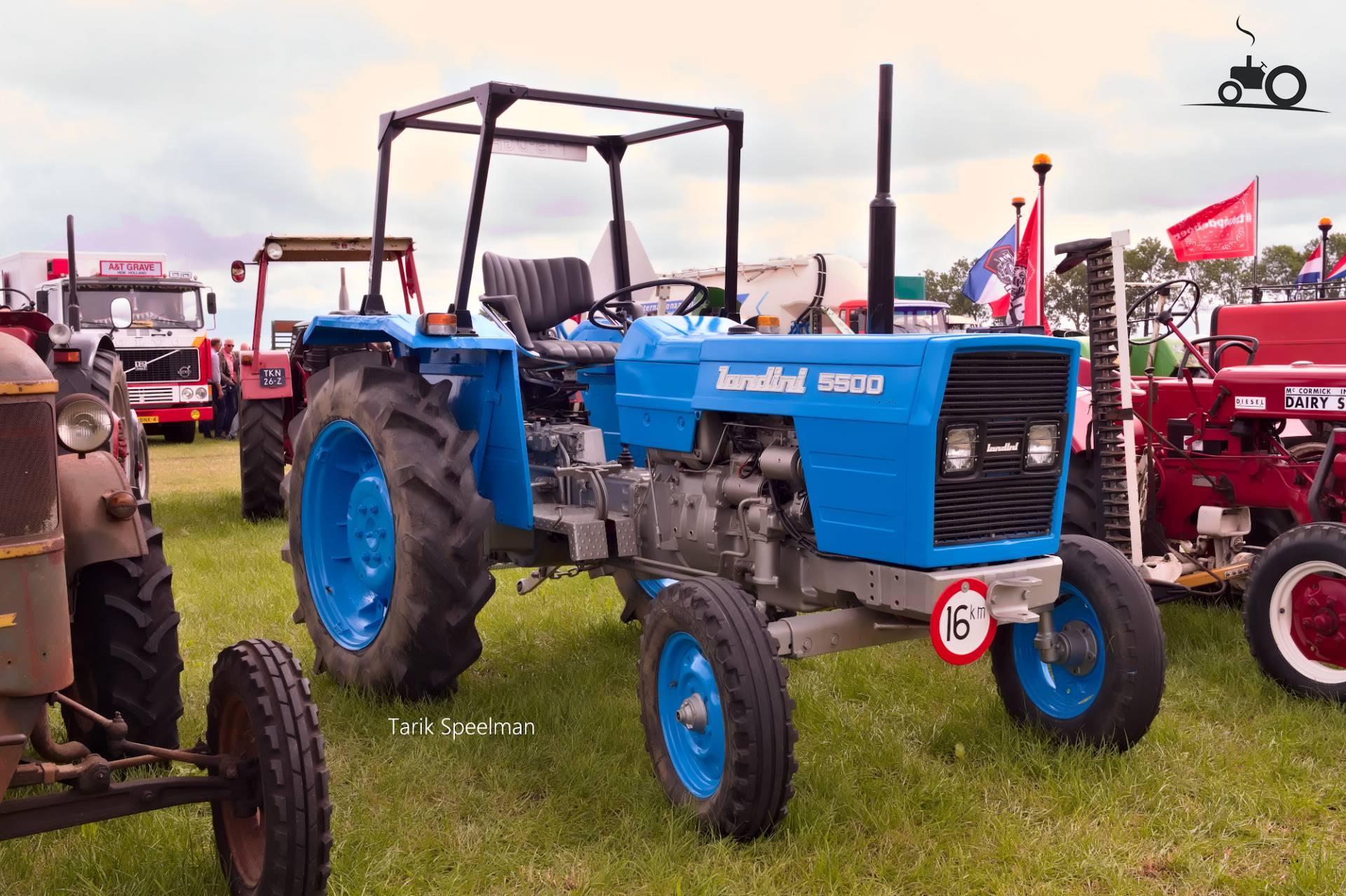 Landini 5500 trekker in Hensbroek