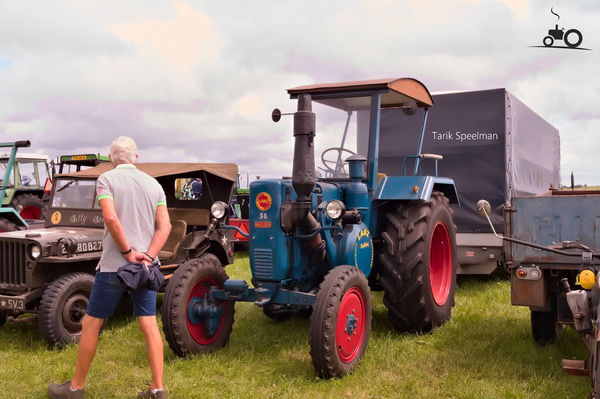 Lanz Bulldog trekker op historisch festival Hensbroek 2026