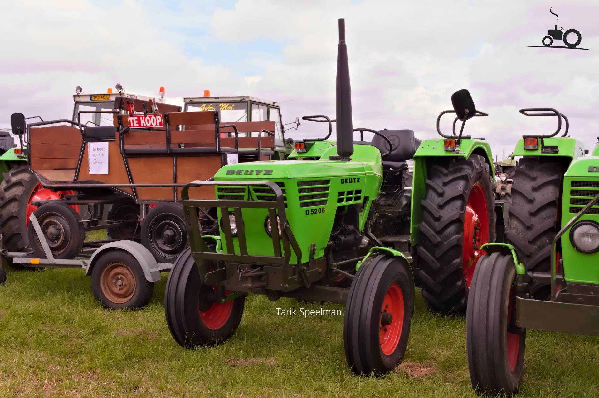 Deutz D5206 trekker op Historisch Festival Hensbroek 2026