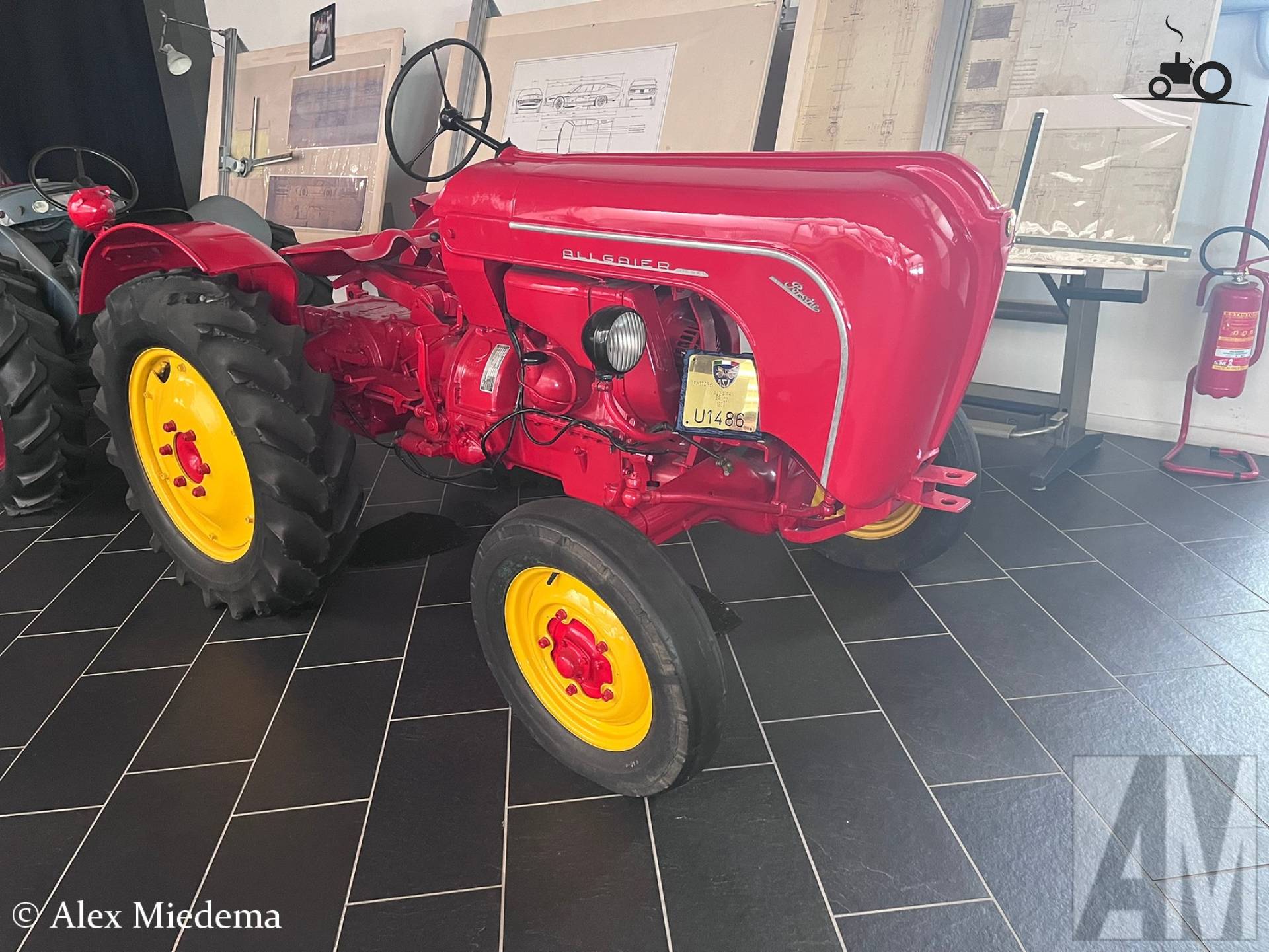 Allgaier AP 22 bouwjaar 1955 in Museo Lamborghini
