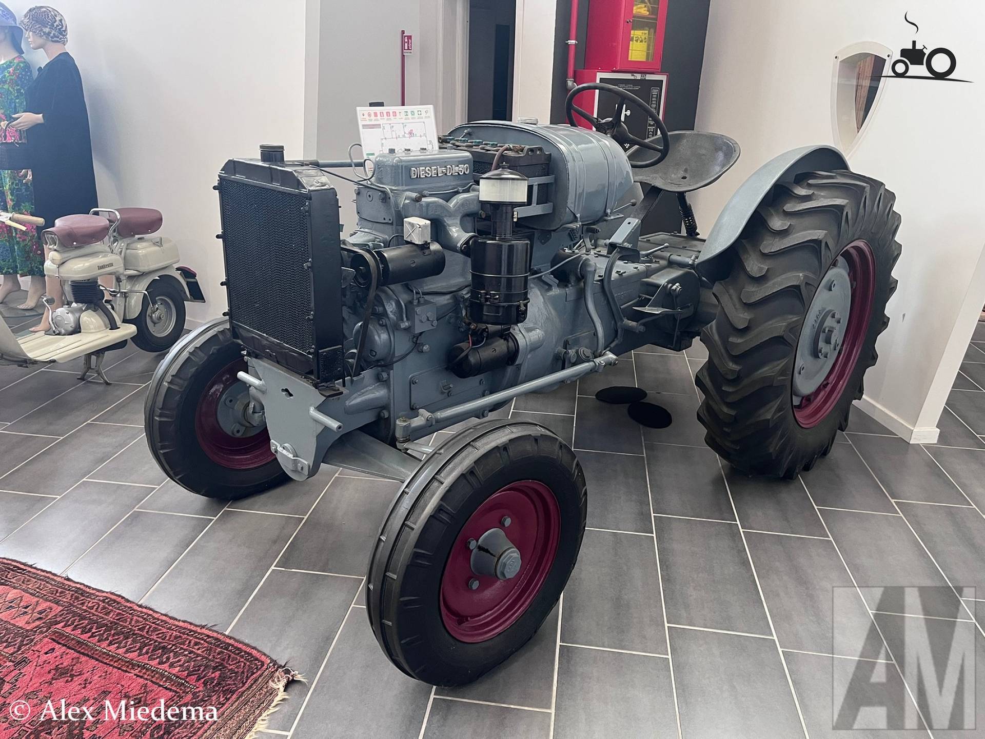 Lamborghini DL-30 tractor in Museo Ferruccio Lamborghini