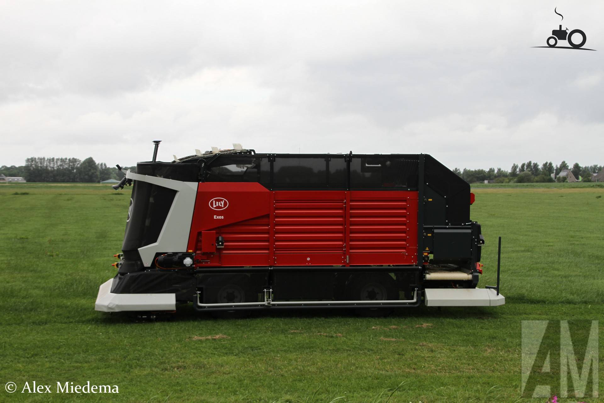 Lely Exos machine voor maaien en voeden van gras