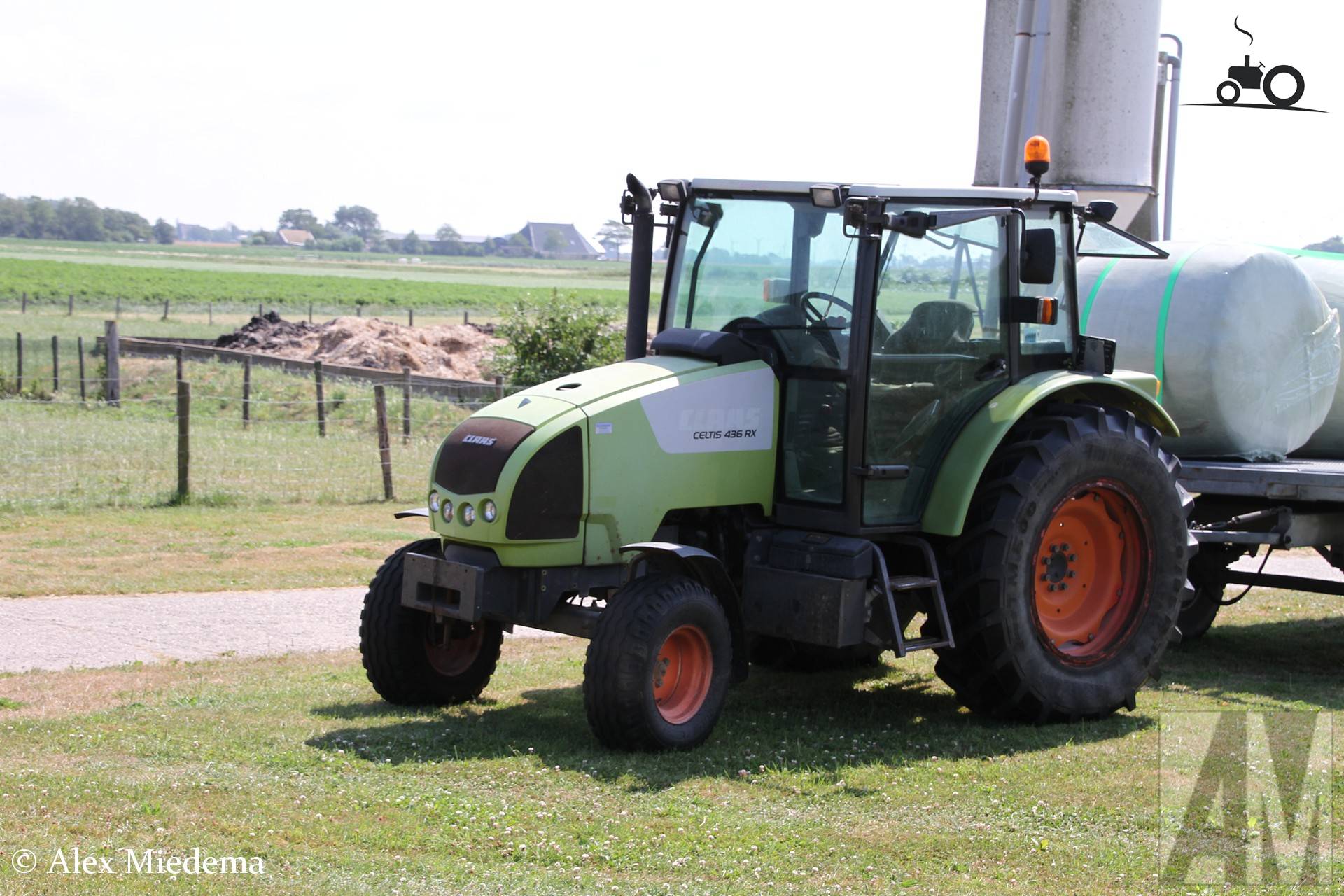 Claas Celtis 436 RX op locatie Koehoal