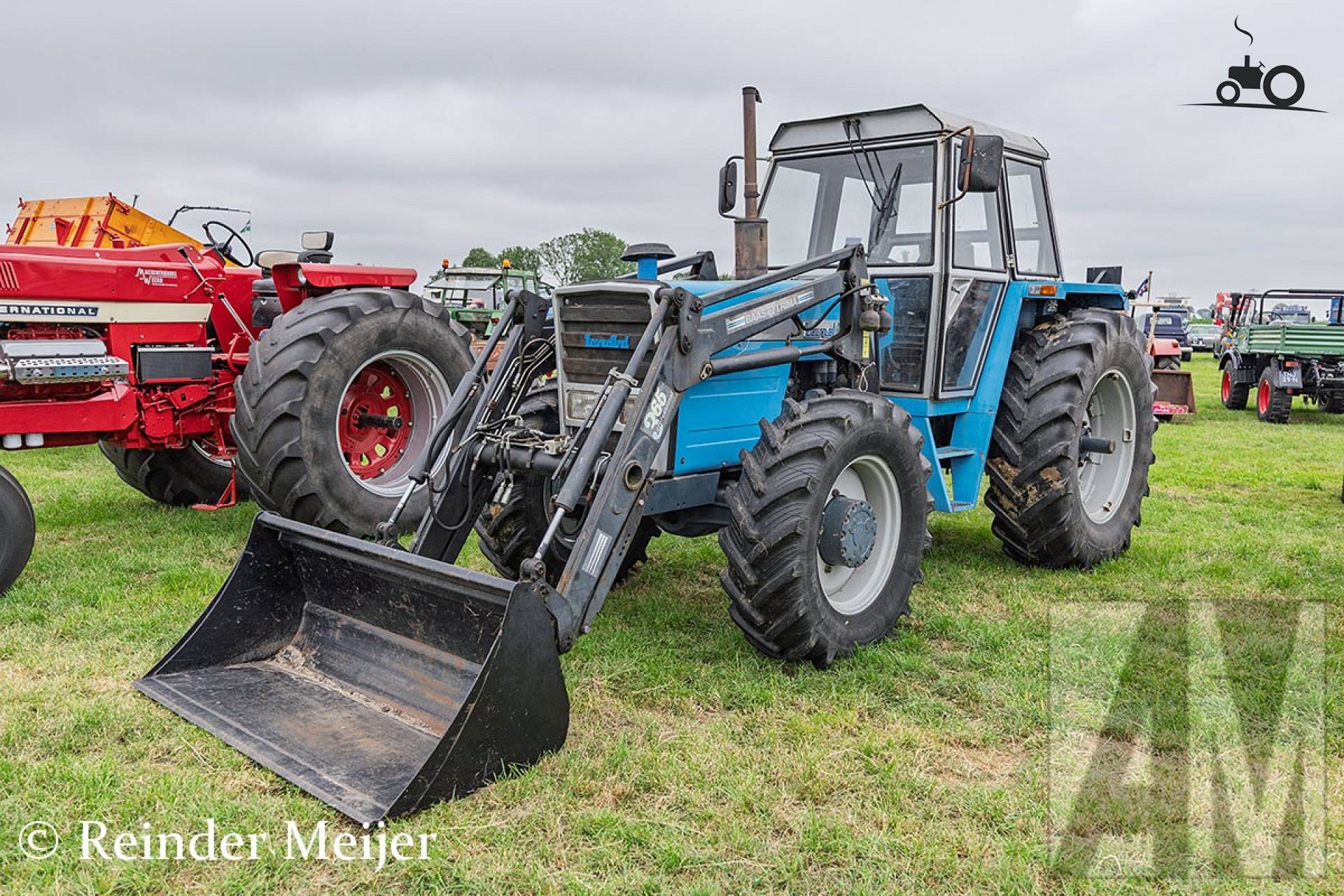 Landini tractor met Baas Trima frontlader