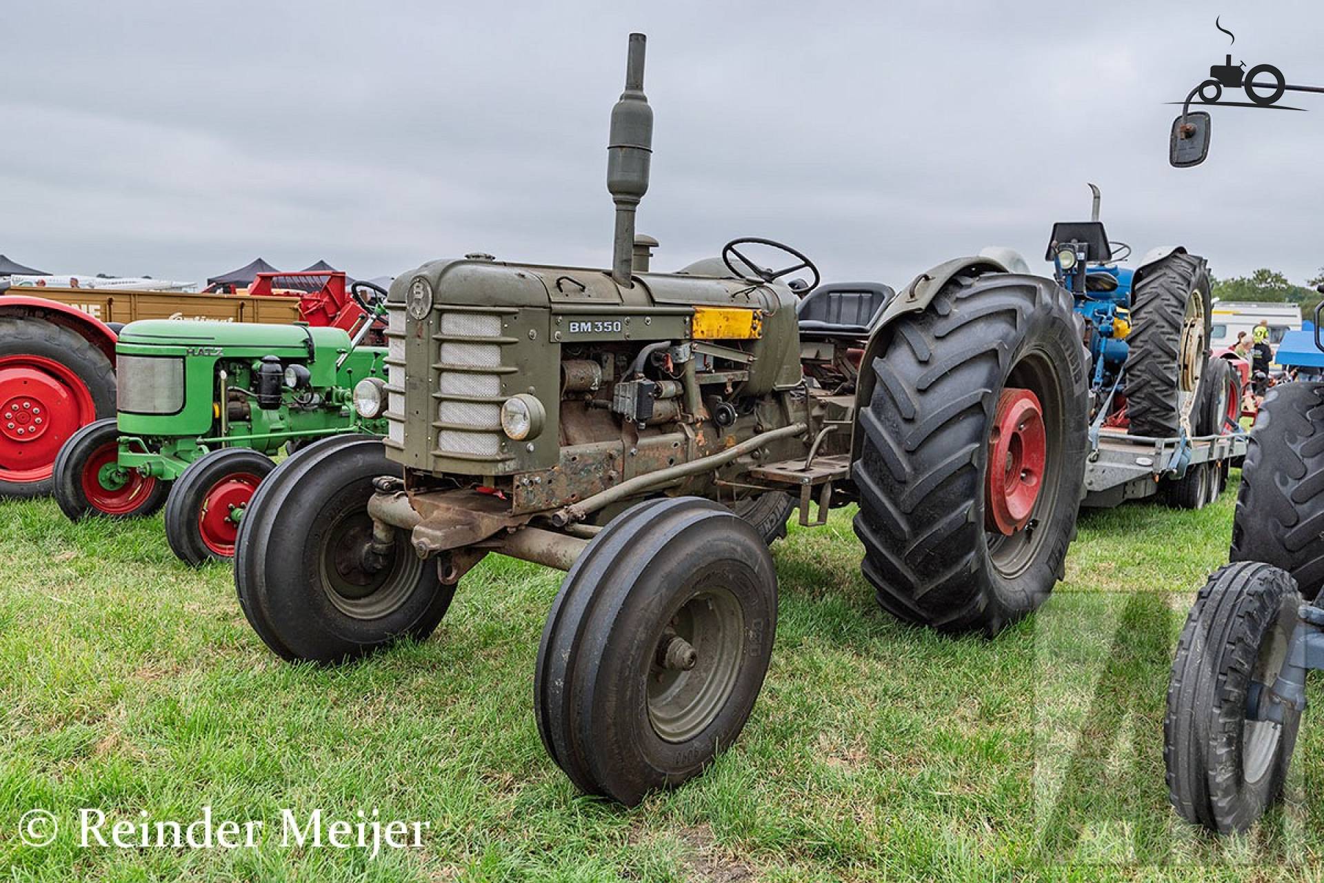 Bolinder Munktell BM350 bij Oldtimerdei Nijlân