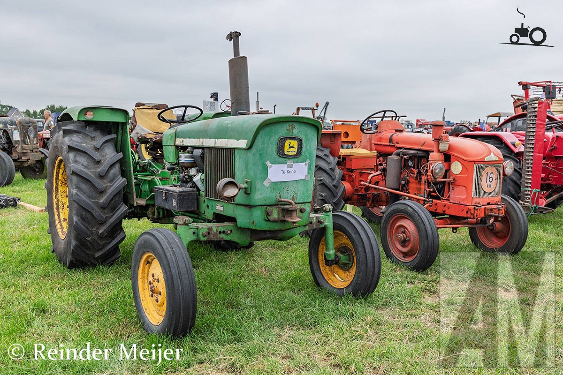 John Deere tractor gefotografeerd door Reinder Meijer