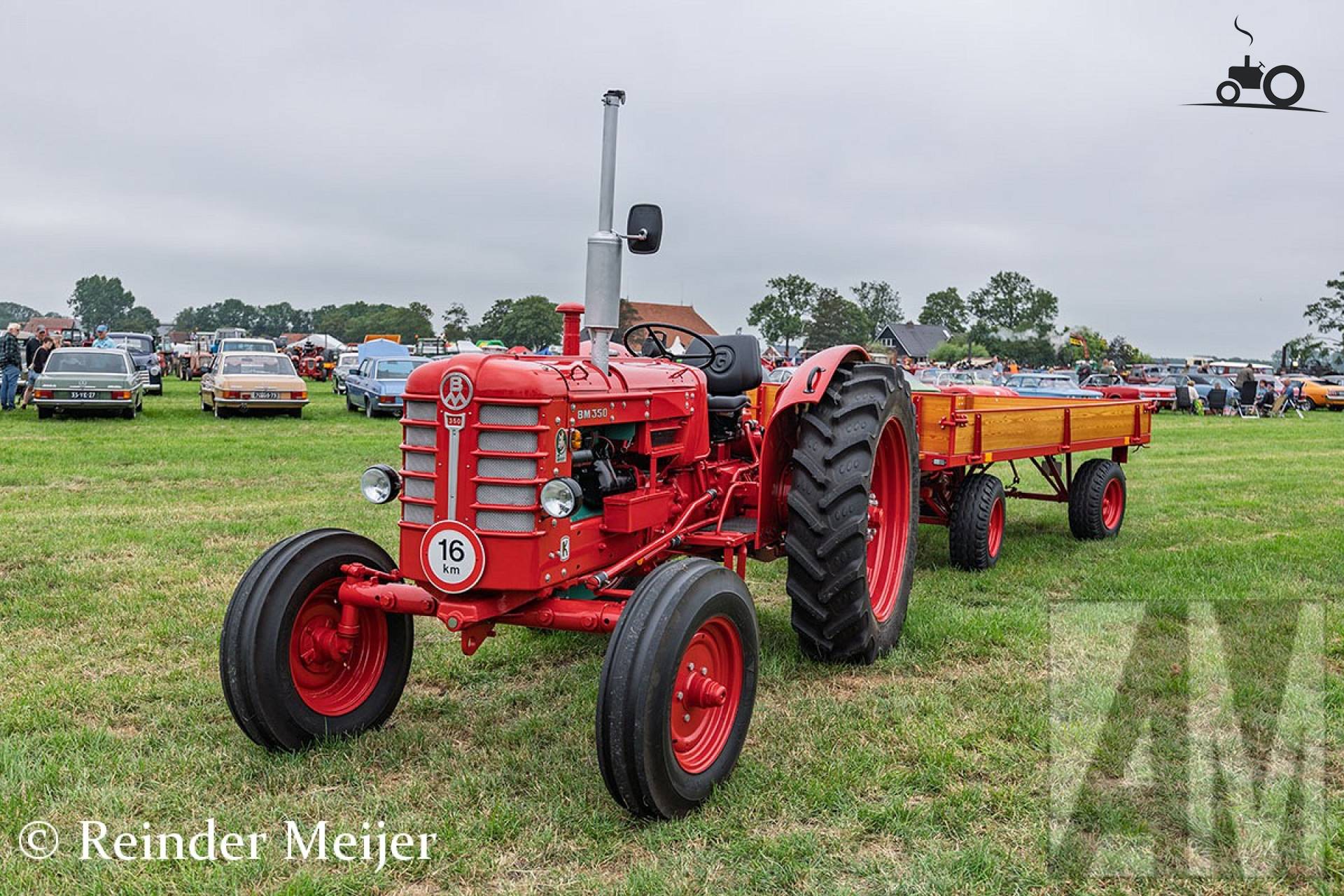 Bolinder Munktell 350 bij Oldtimerdei Nijlân