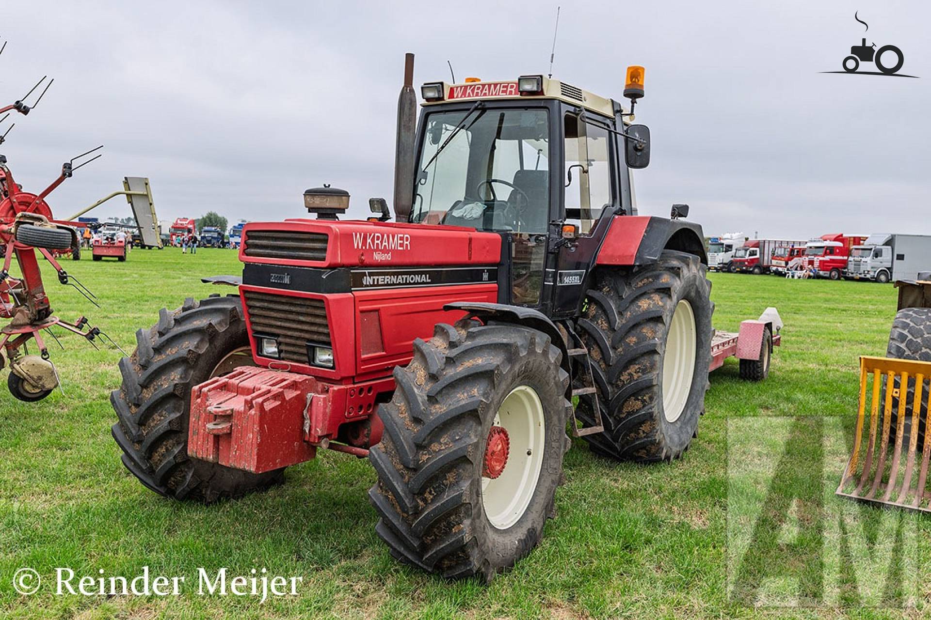 Tractor Case International 1455 XL gefotografeerd door Reinder Meijer