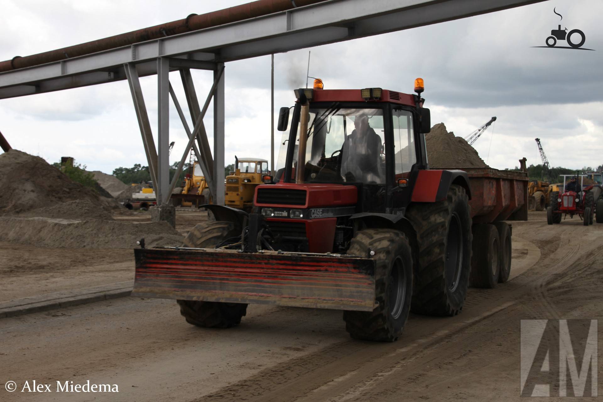 Case International 956XL tractor op Zandput De Dormelaar