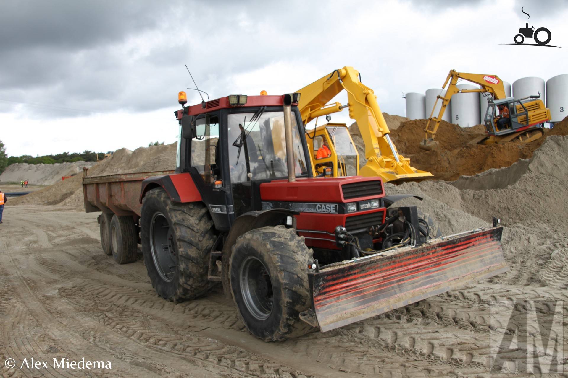 Case International 956XL op Zandput De Dormelaar