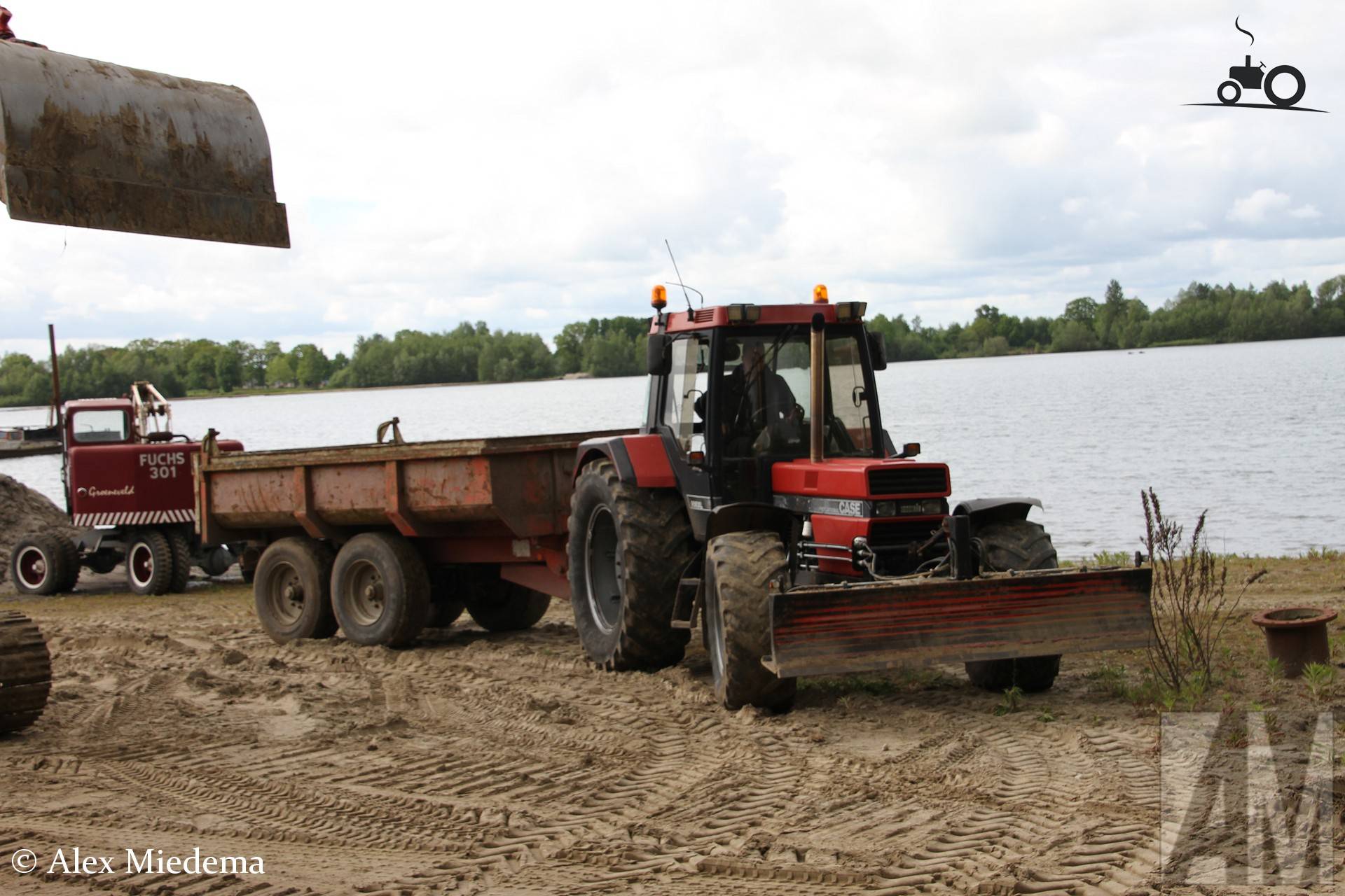 Case International 956XL op Zandput De Dormelaar