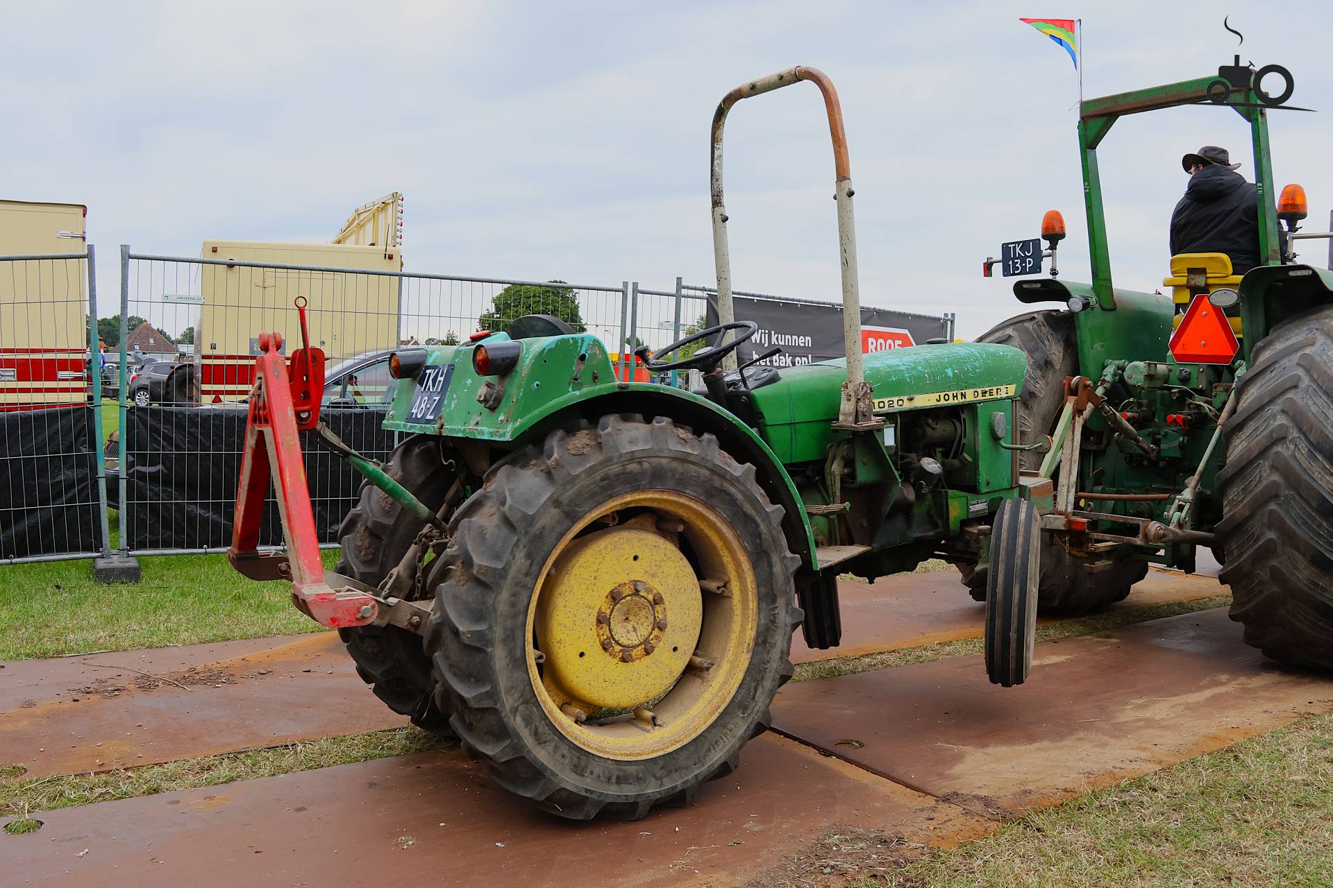 John Deere 1020 op historisch festival Hensbroek