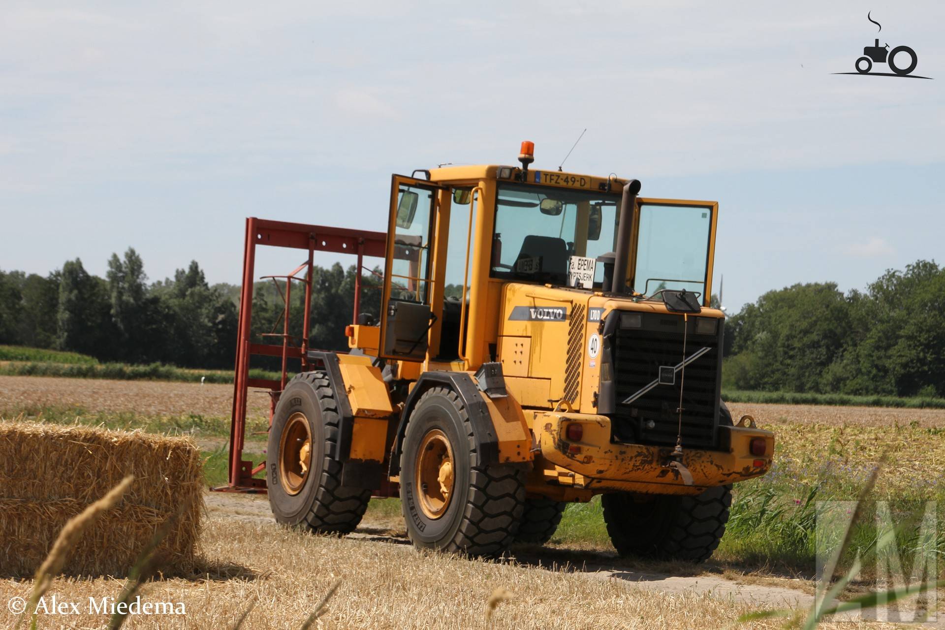 Volvo L70D bouwjaar 2006 in Minnertsga