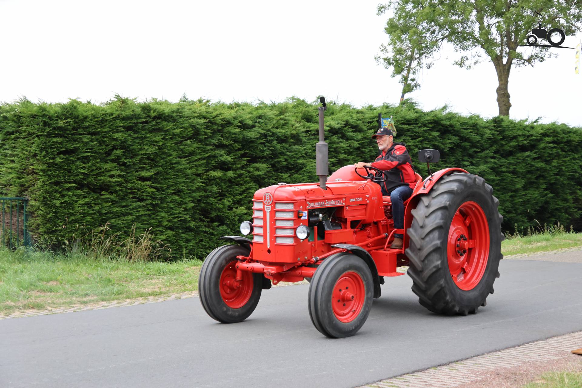 Bolinder-Munktell 350 op historisch festival