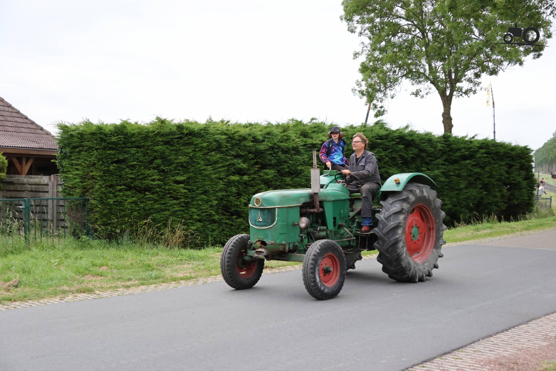 Magirus Deutz machine op historisch festival