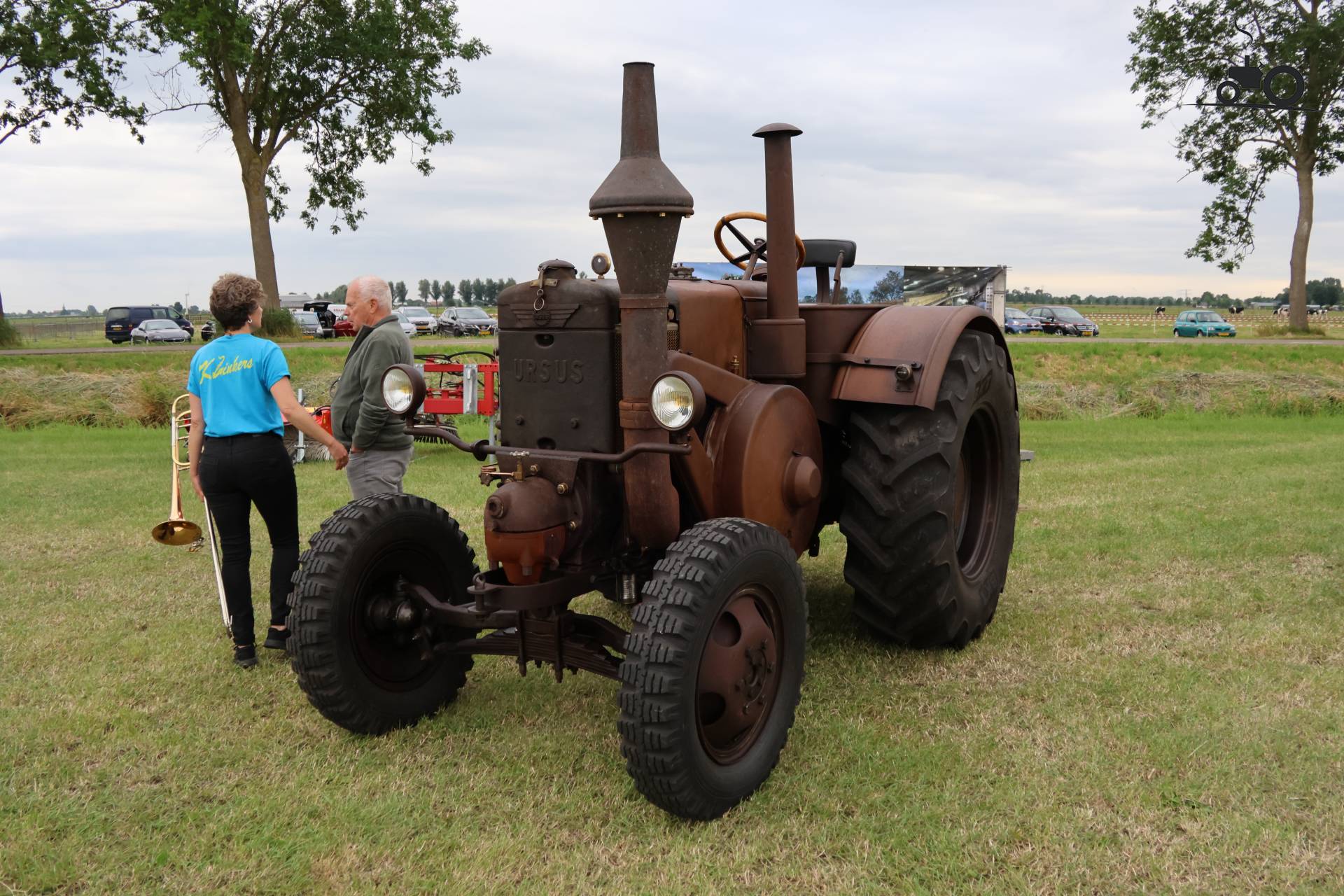 Ursus machine op Historisch Festival in Hensbroek