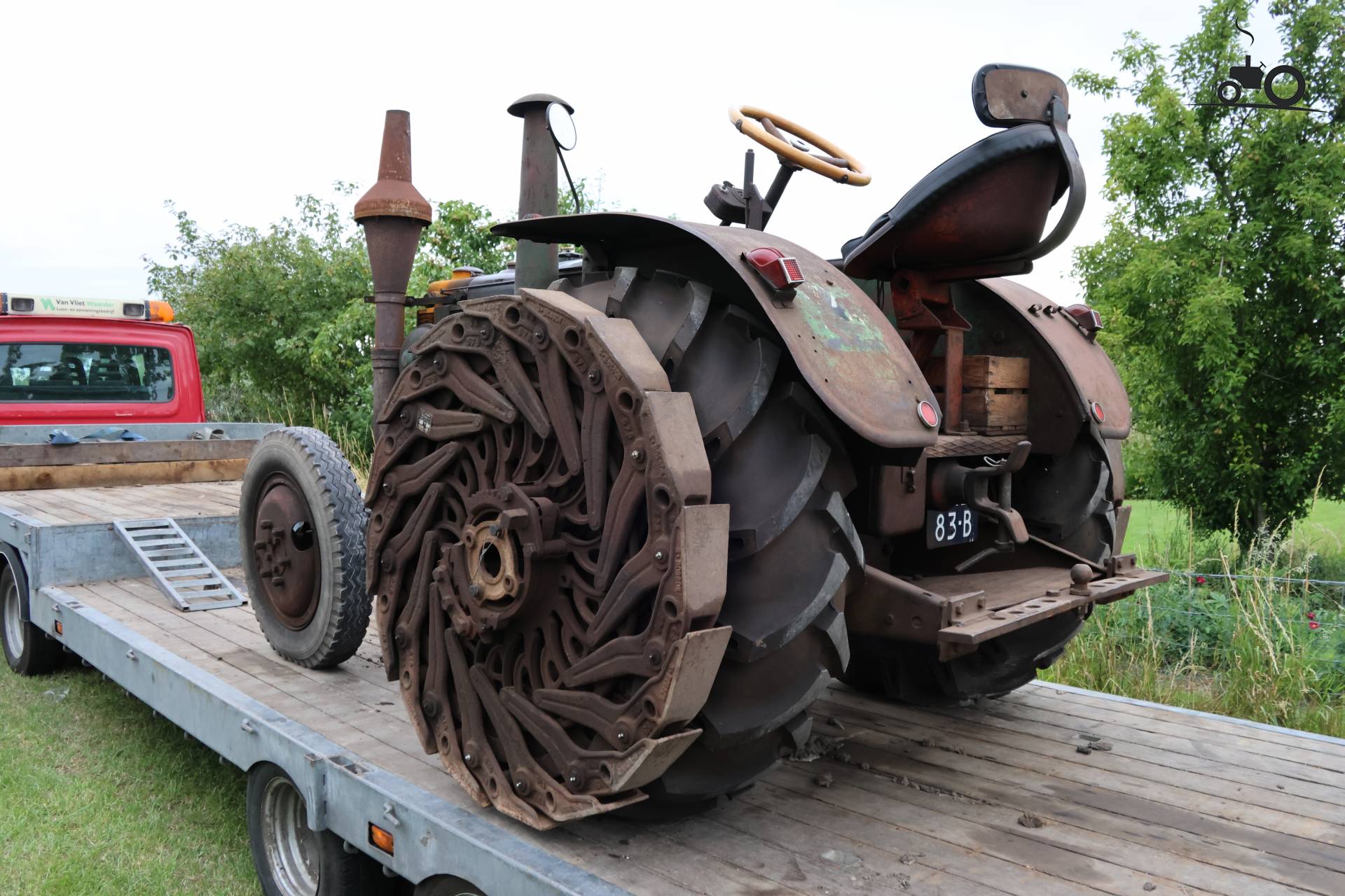 Machine Le Percheron Colombes op historisch festival