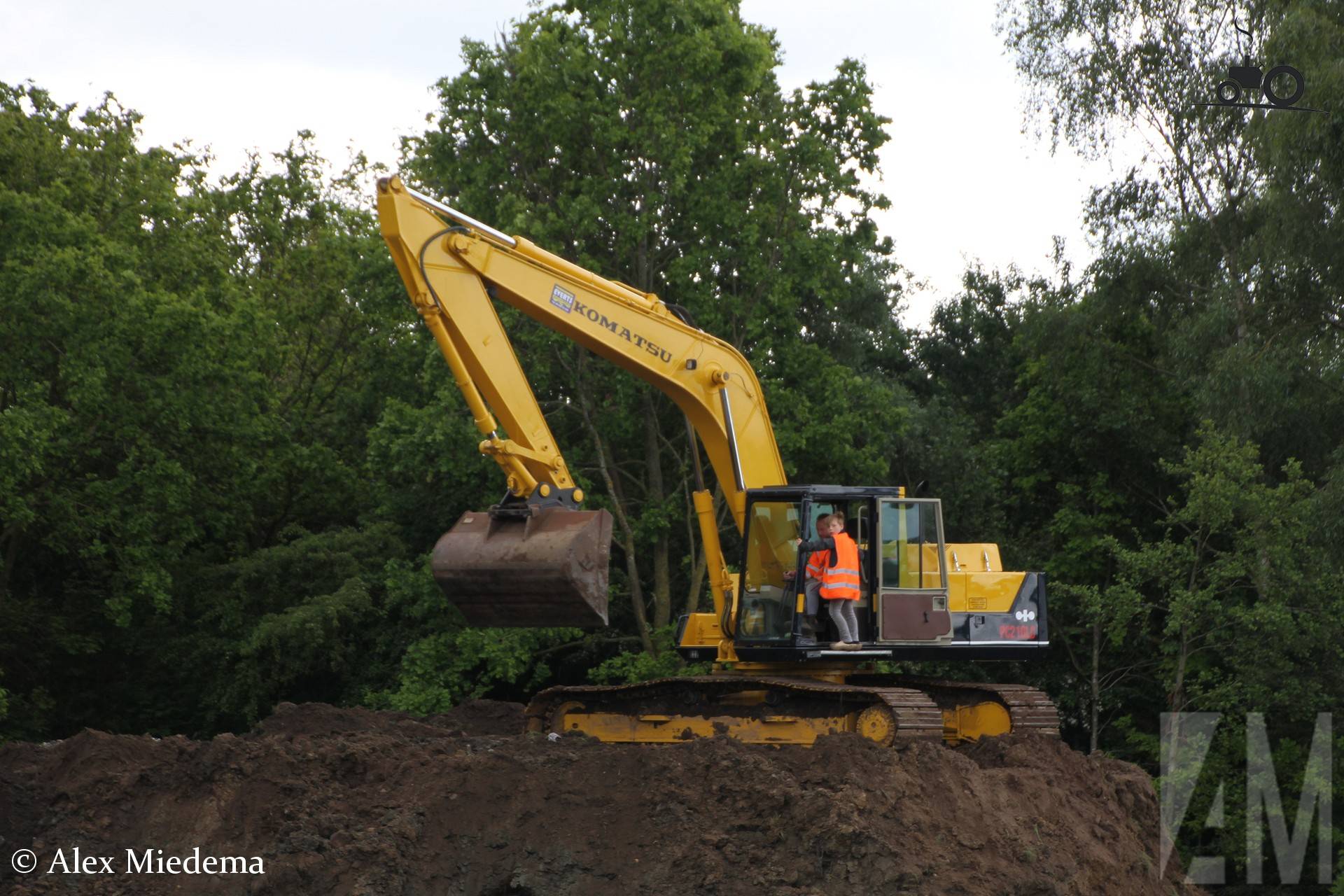 Everts' Komatsu PC210LC op Higro Markelo 2026