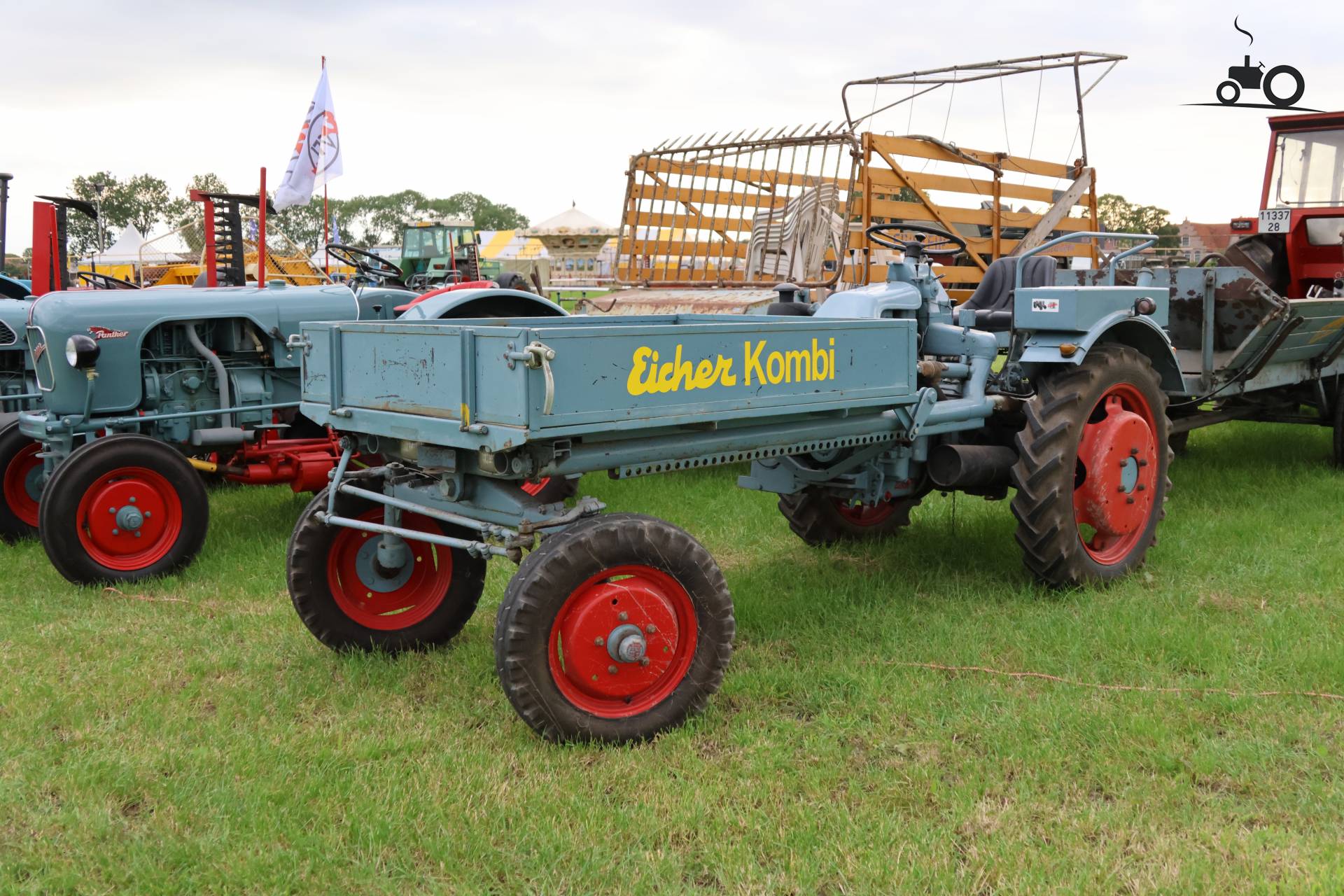 Historisch Festival in Hensbroek met Eicher Machine