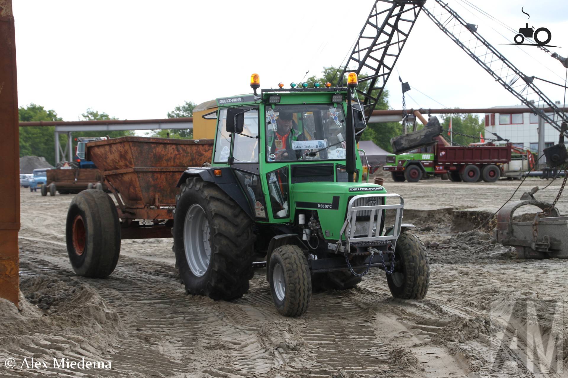 Deutz-Fahr D 6507 C op Zandput De Dormelaar