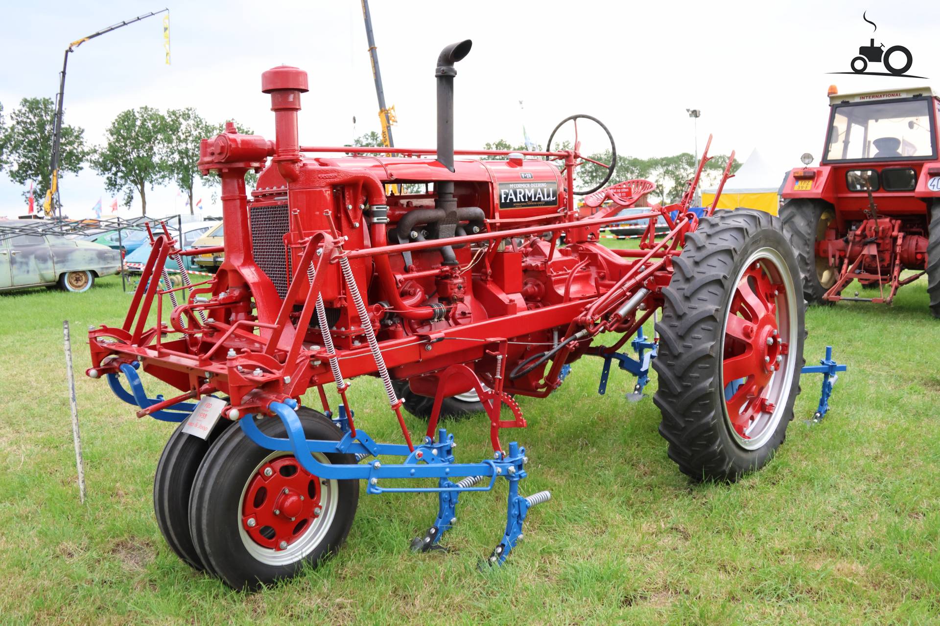 Farmall F20 op historisch festival in Hensbroek