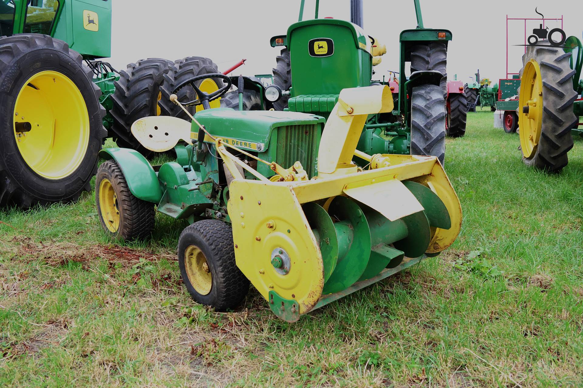 John Deere sneeuwfrees op Historisch Festival