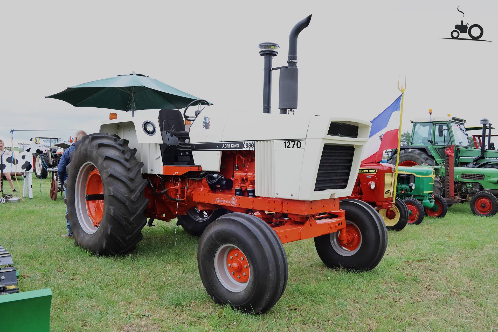 Case Agriking 1270 op Historisch Festival Hensbroek