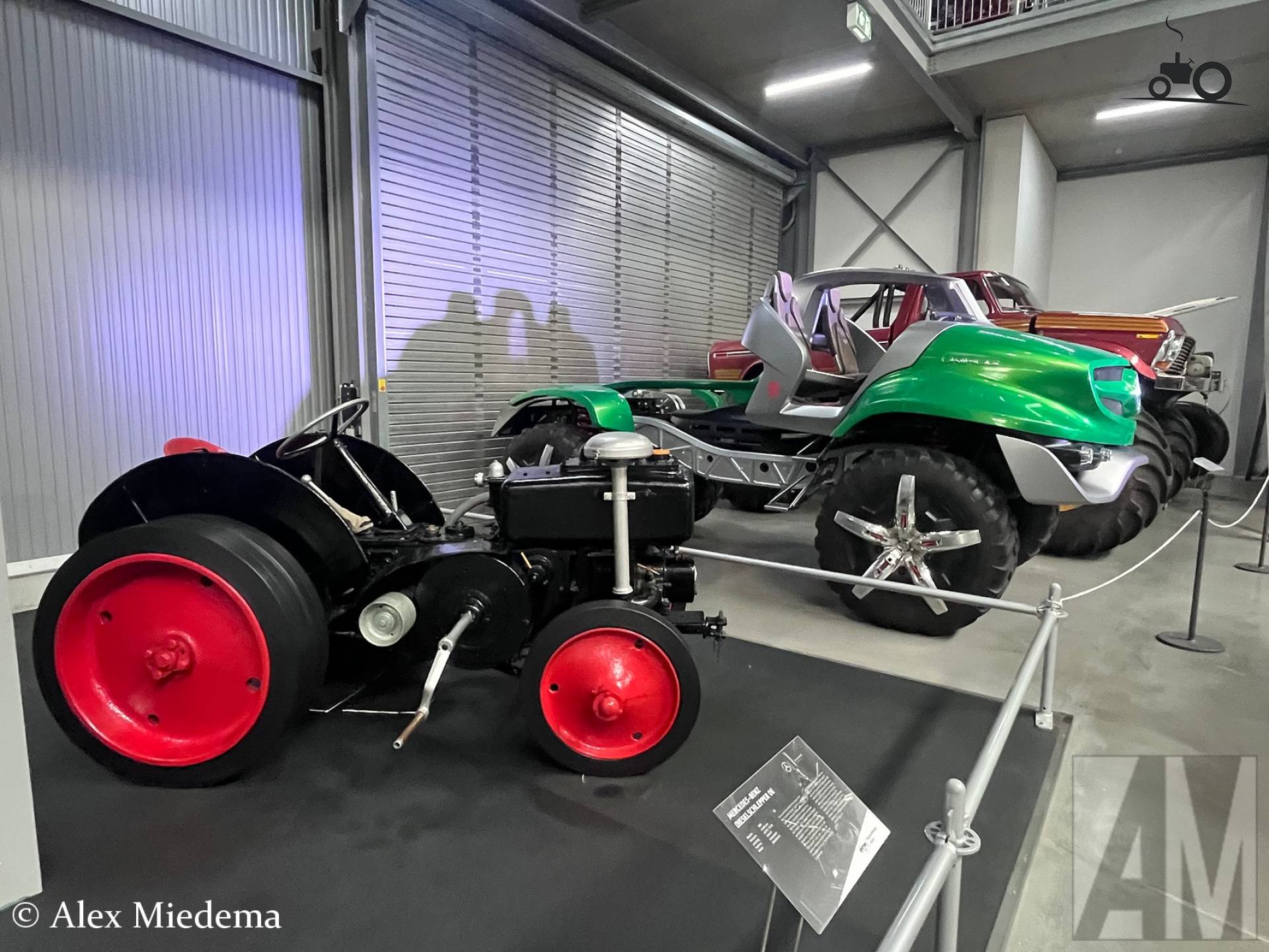 Mercedes-Benz OE Dieselschlepper met ééncilinder dieselmotor in Duitsland