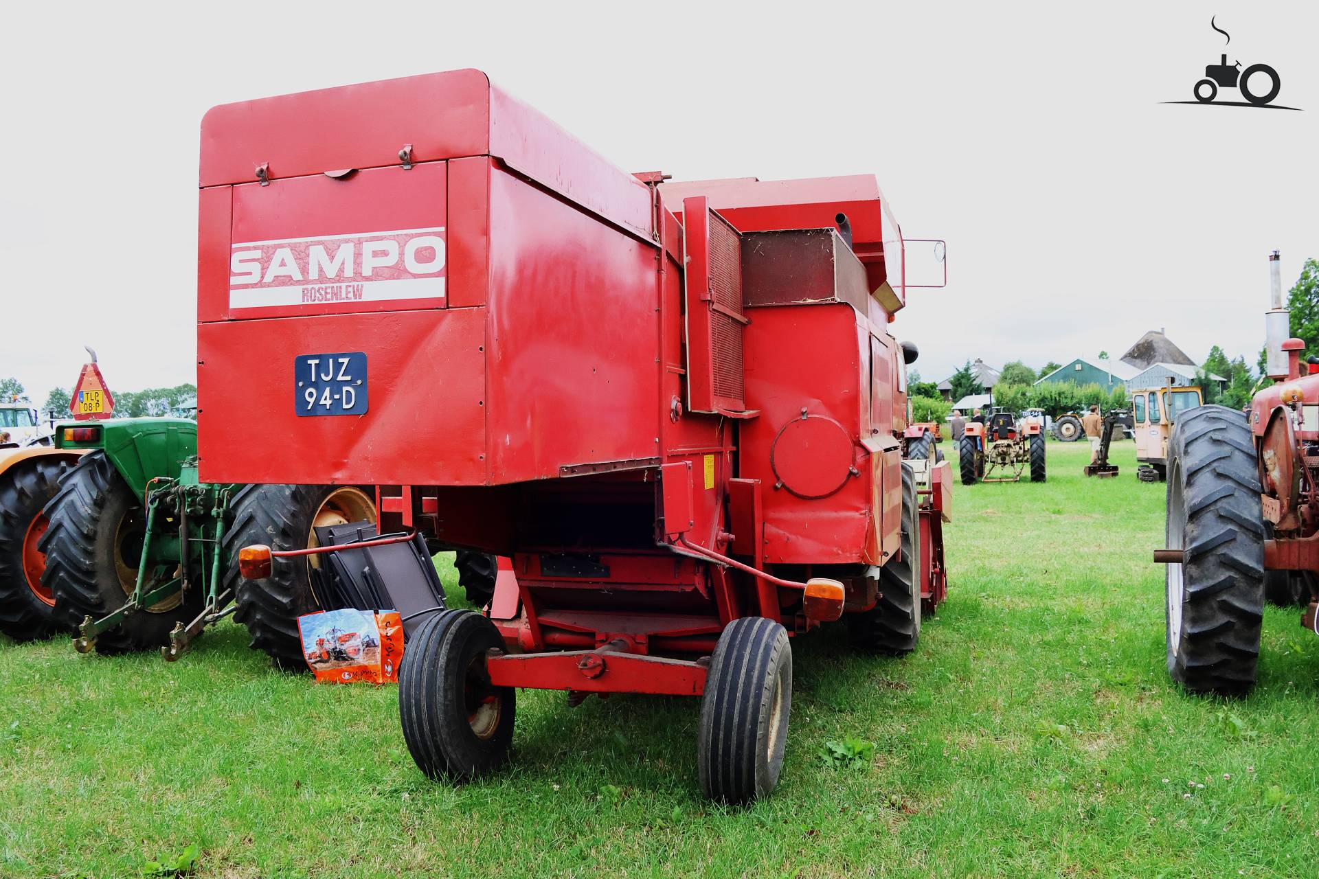 Sampo Rosenlew 211 machine op historisch festival