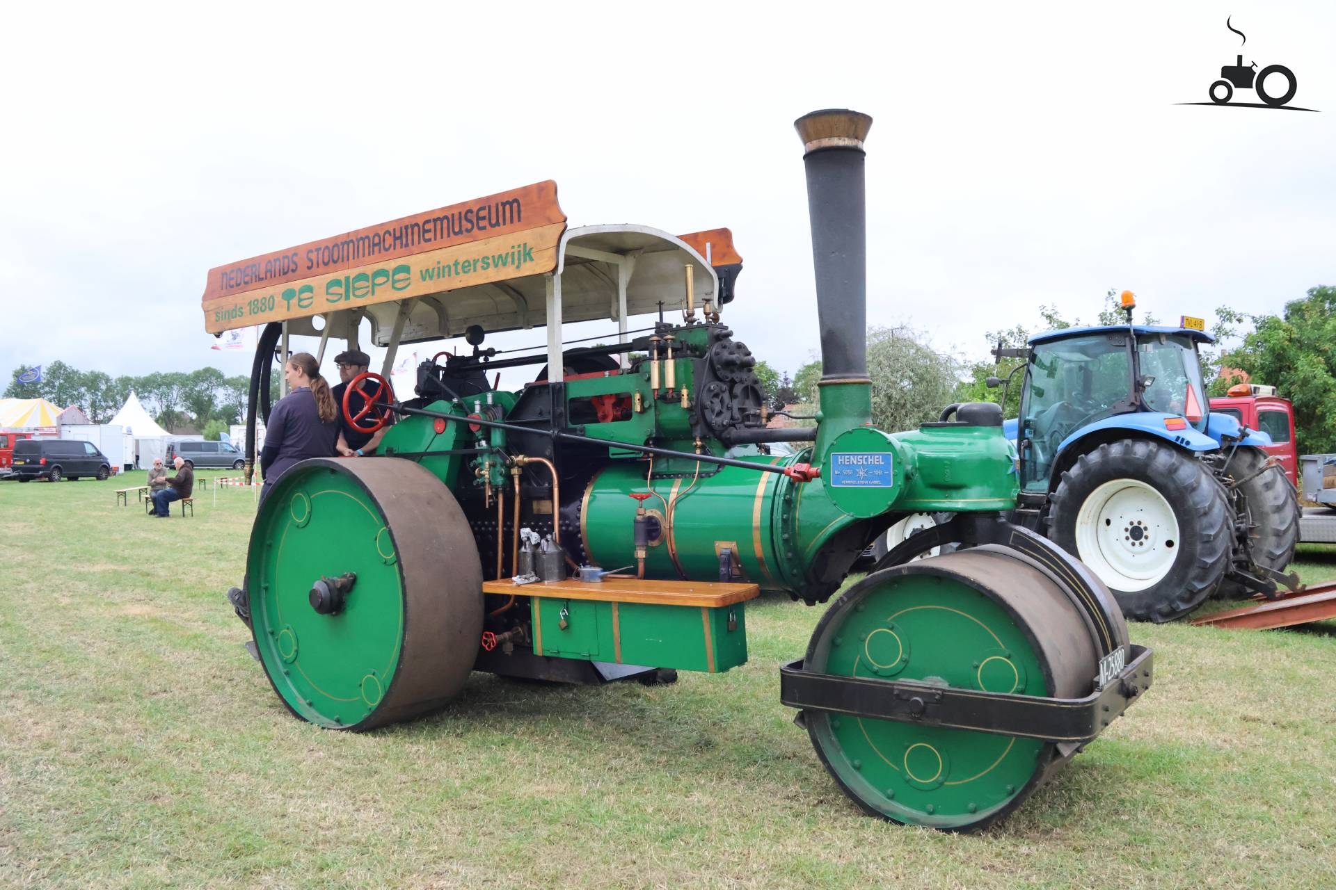 Henschel machine at Historic Festival in Hensbroek