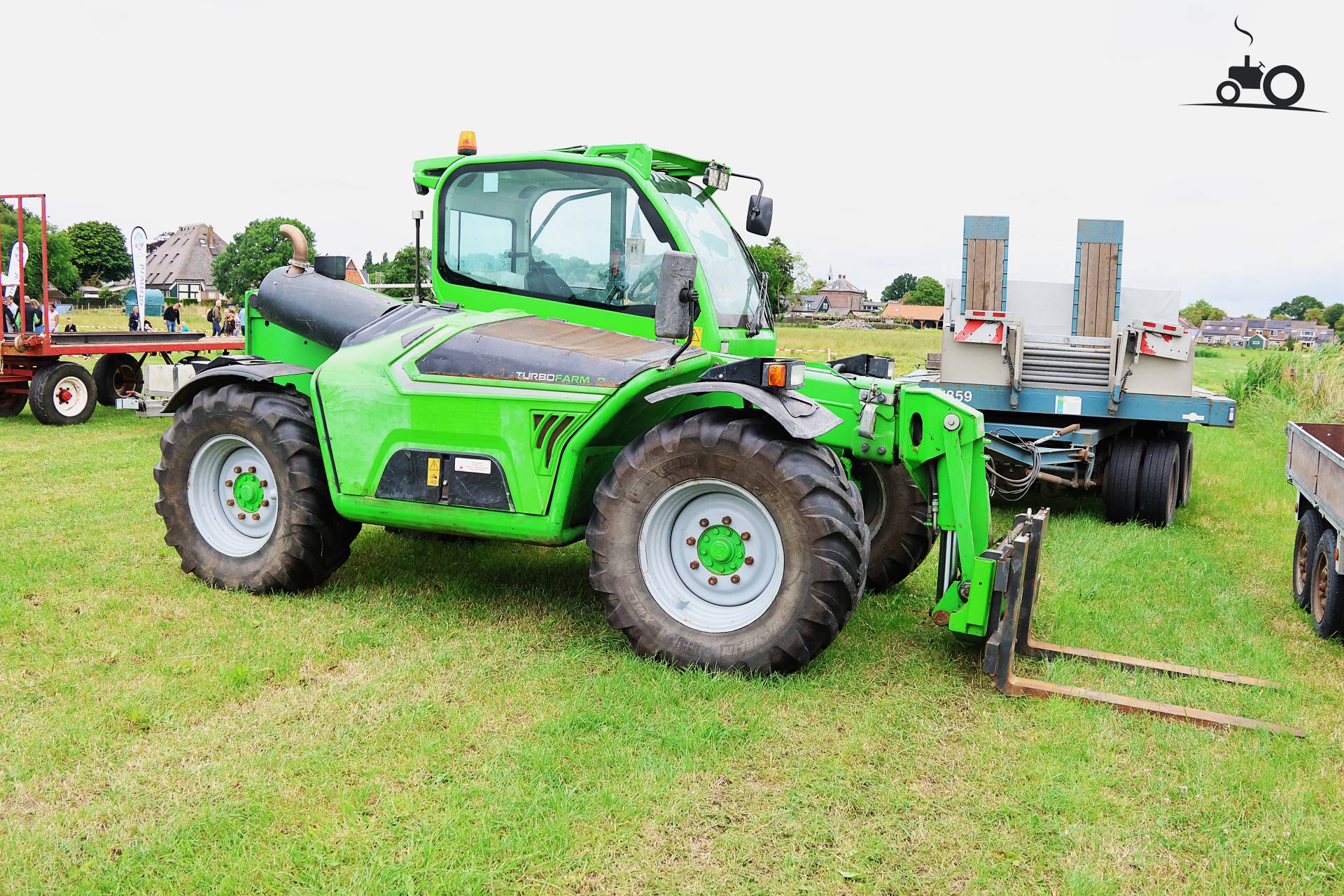 Merlo Turbofarmer op historisch festival in Hensbroek