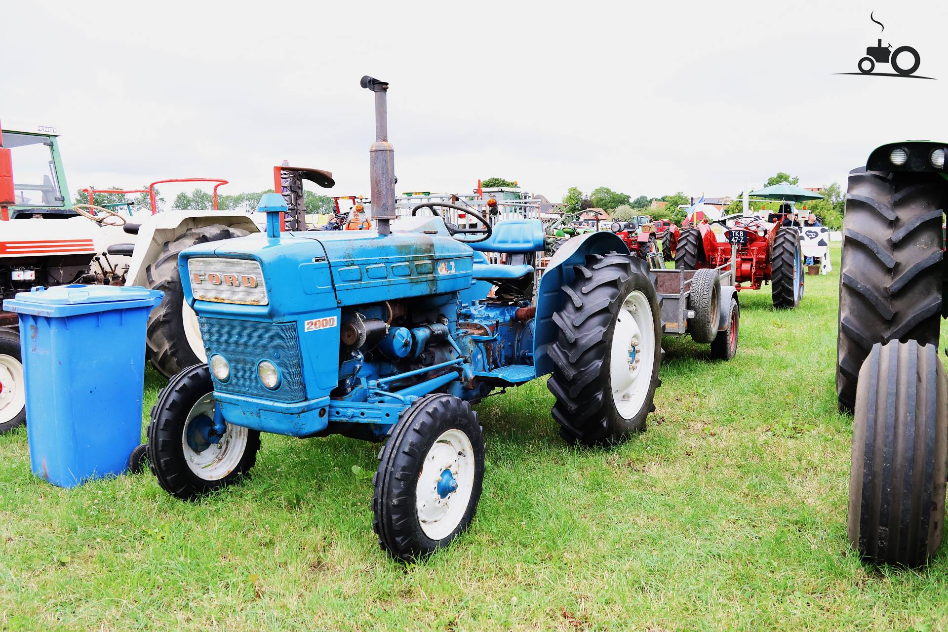 Ford 2000 op historisch festival in Hensbroek