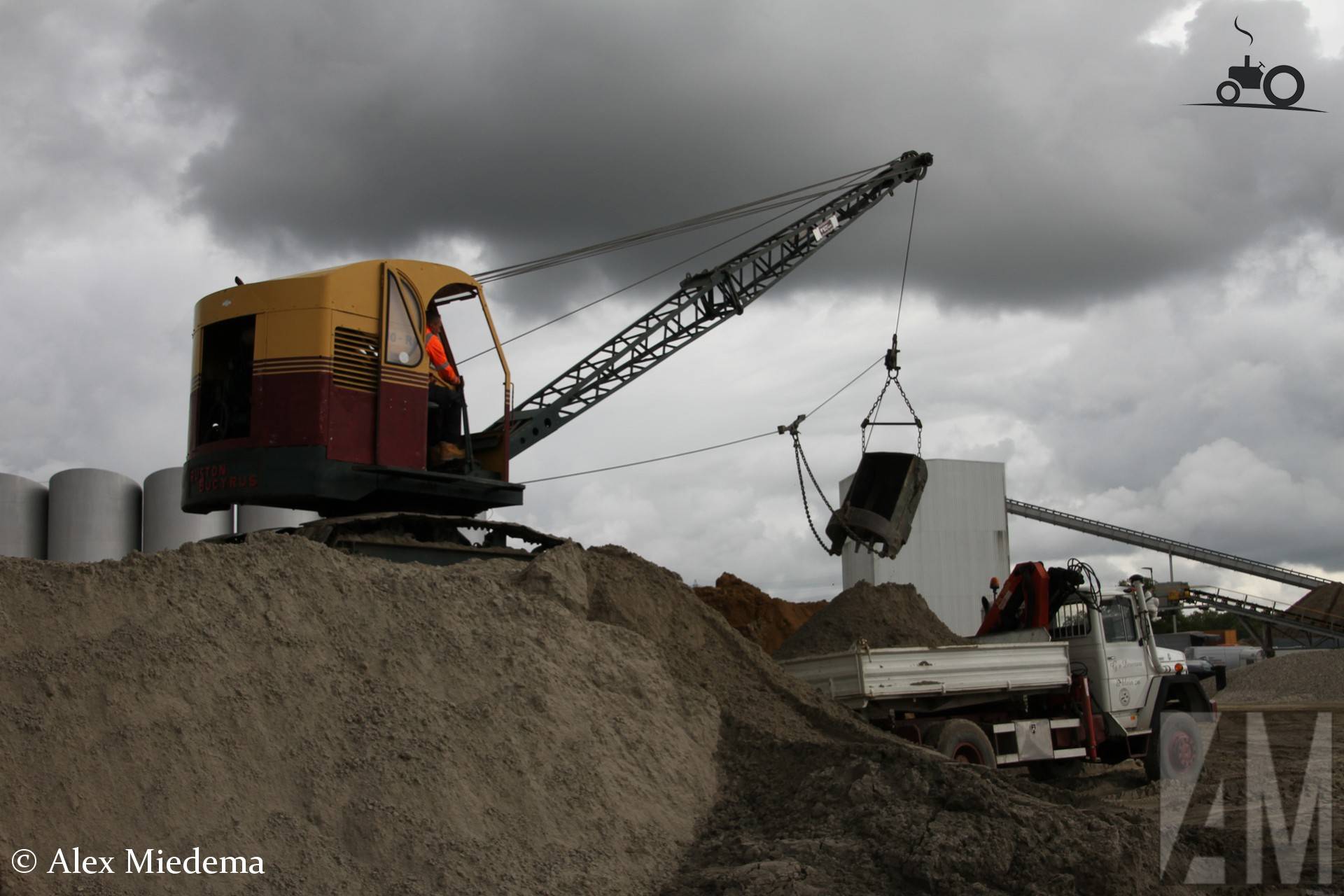 Ruston-Bucyrus dragline bij Higro Markelo 2026