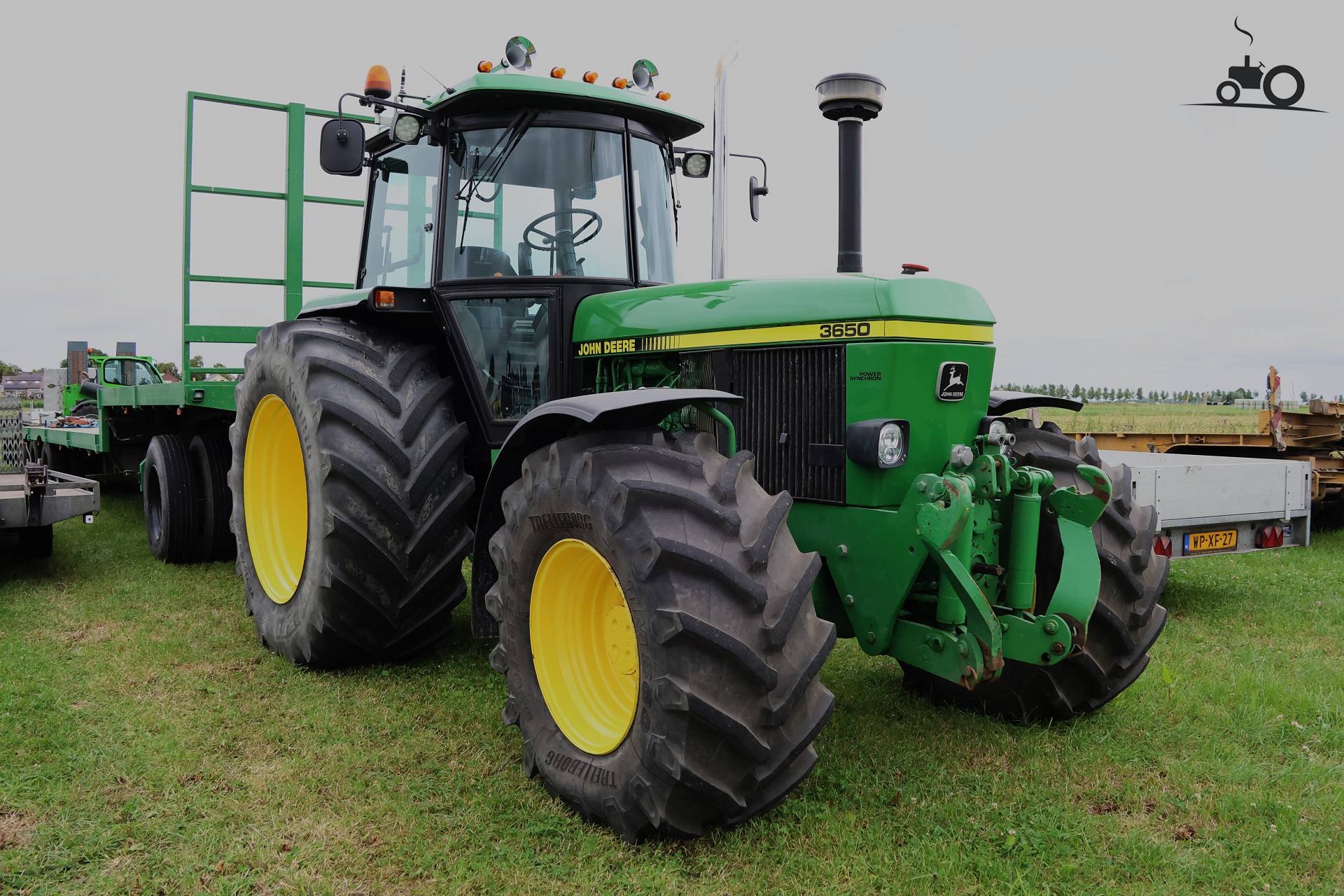John Deere 3650 op Historisch Festival in Hensbroek
