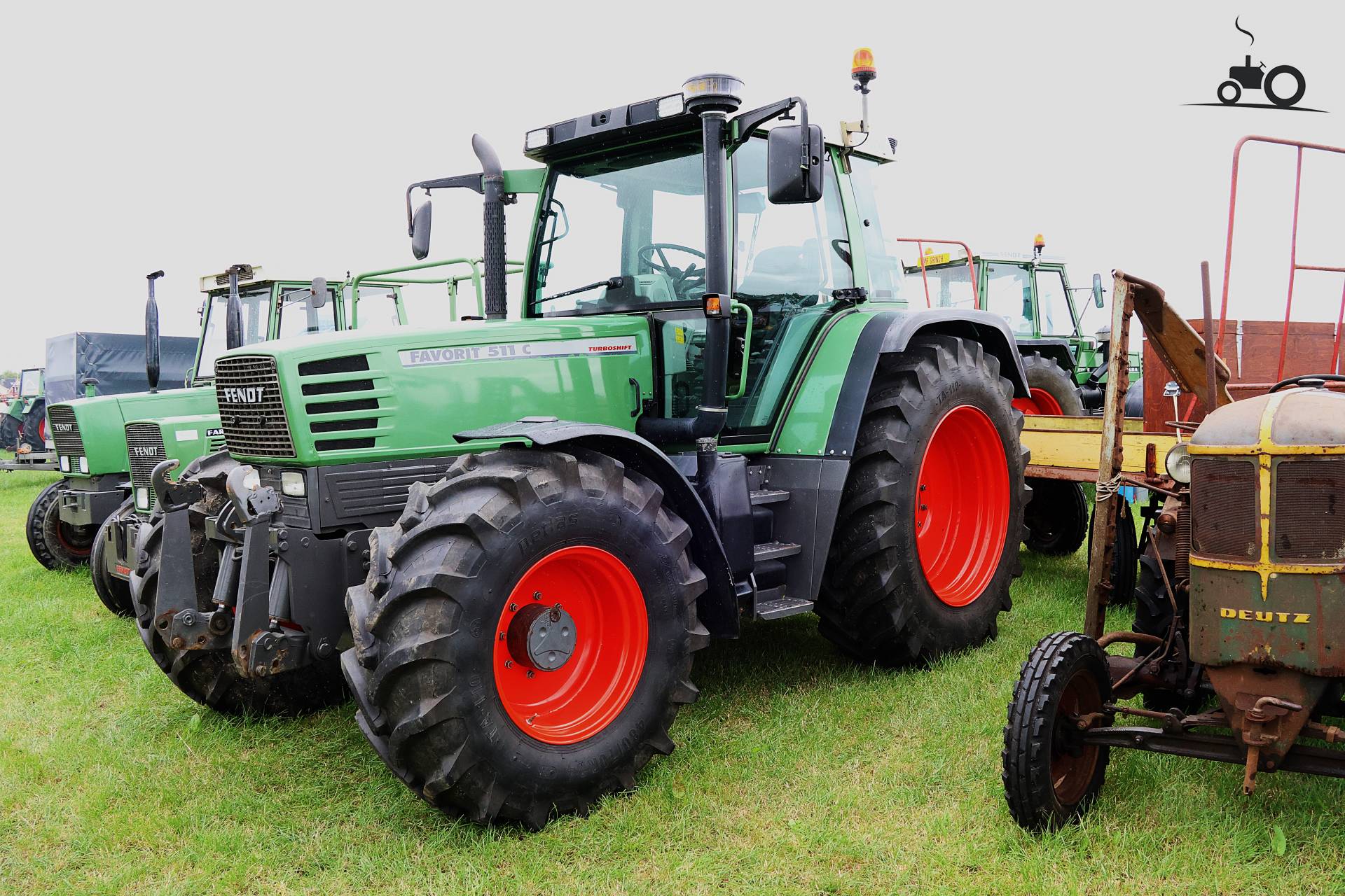 Fendt Favorit 511 C op historisch festival