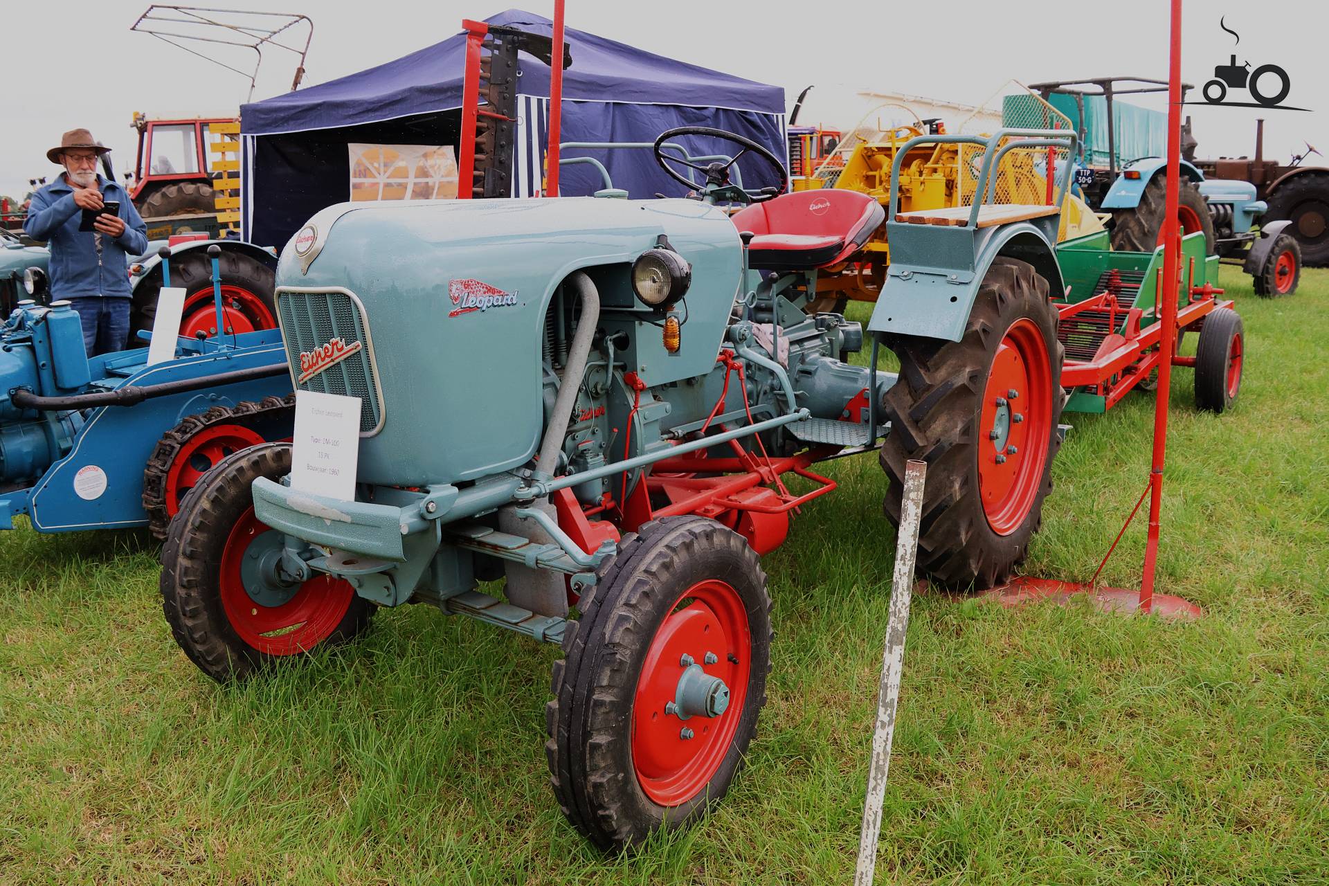 Eicher Leopard bij historisch festival in Hensbroek