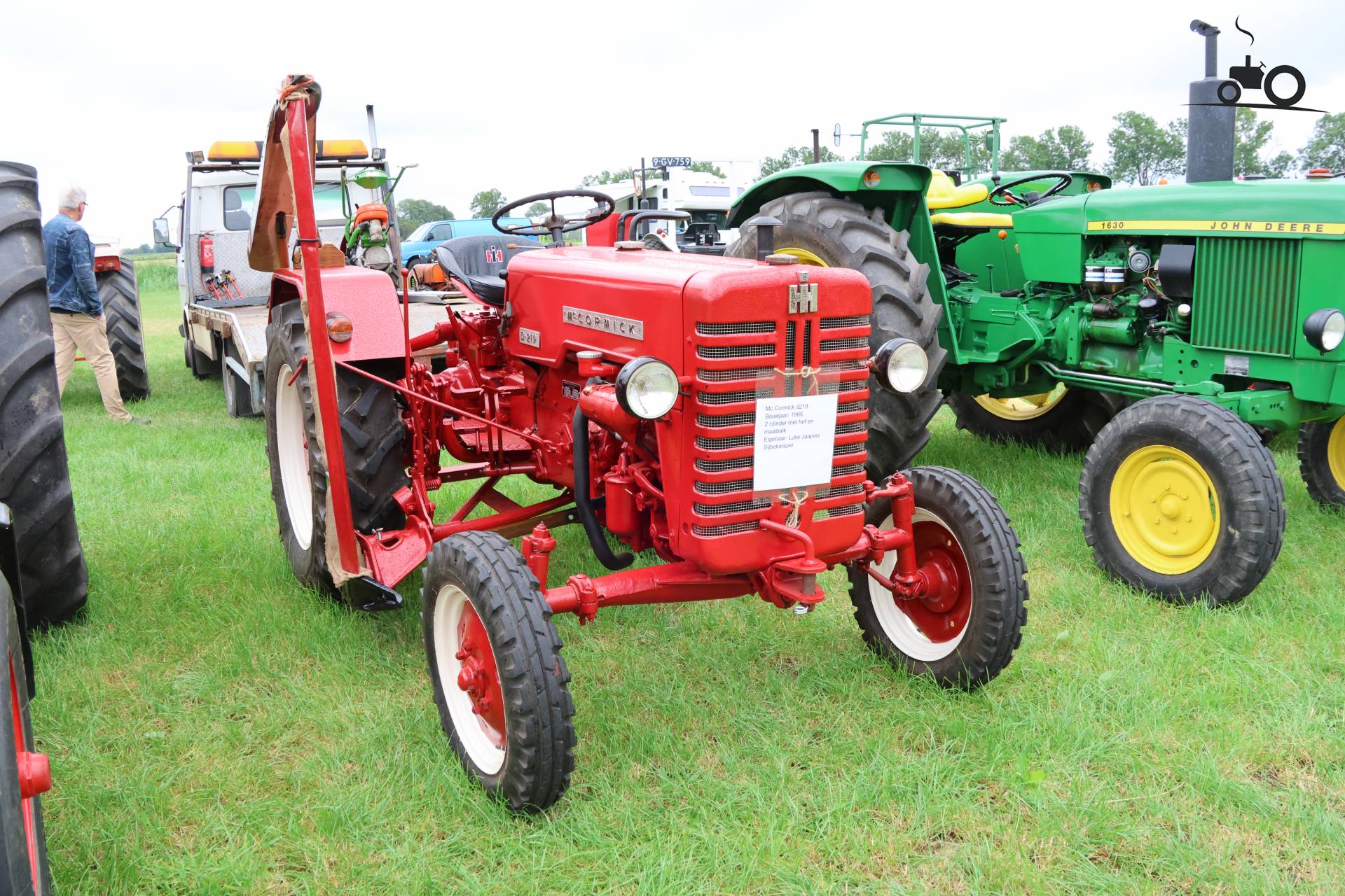 McCormick D 219 op Historisch Festival in Hensbroek
