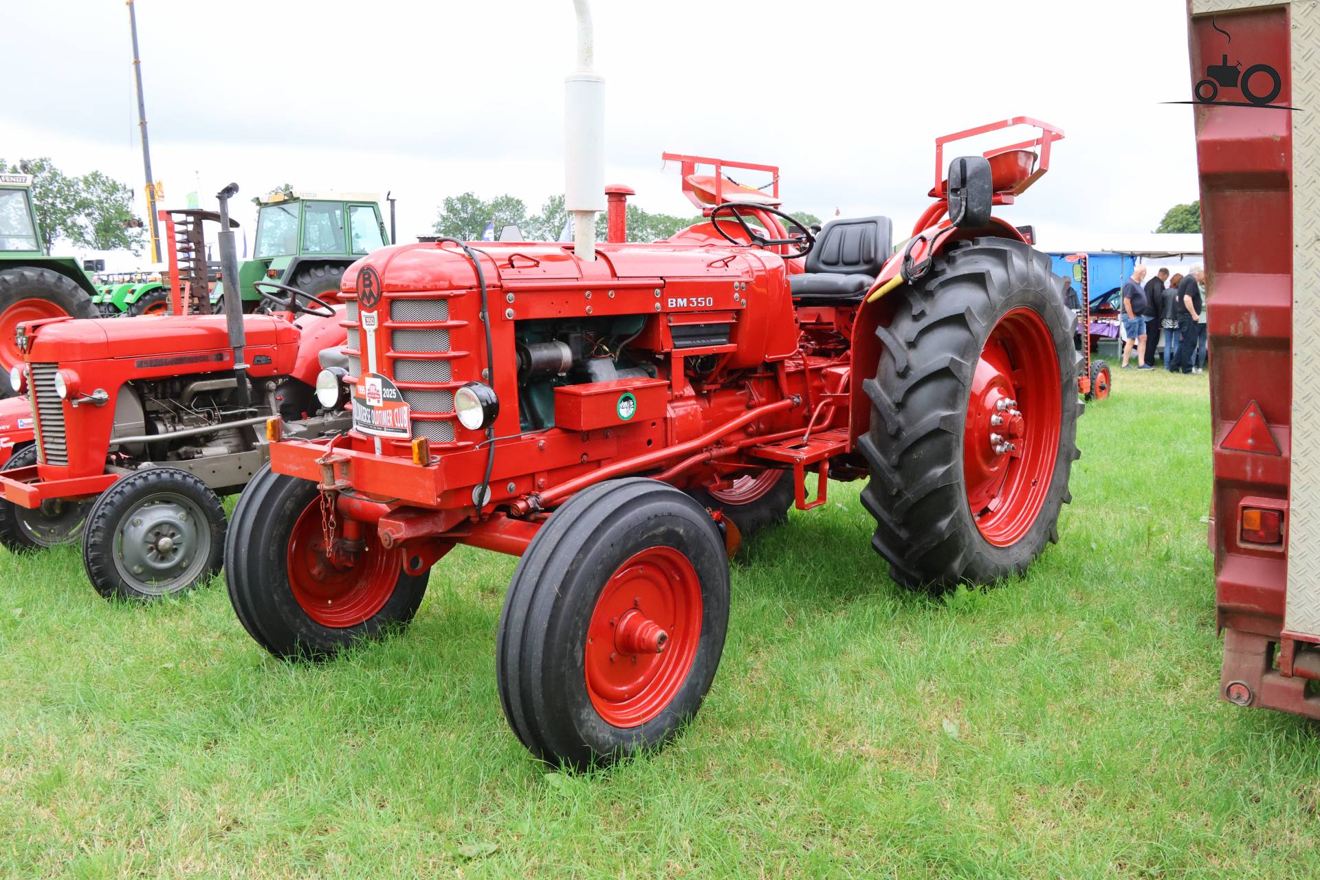Bolinder Munktell BM 350 op historisch festival