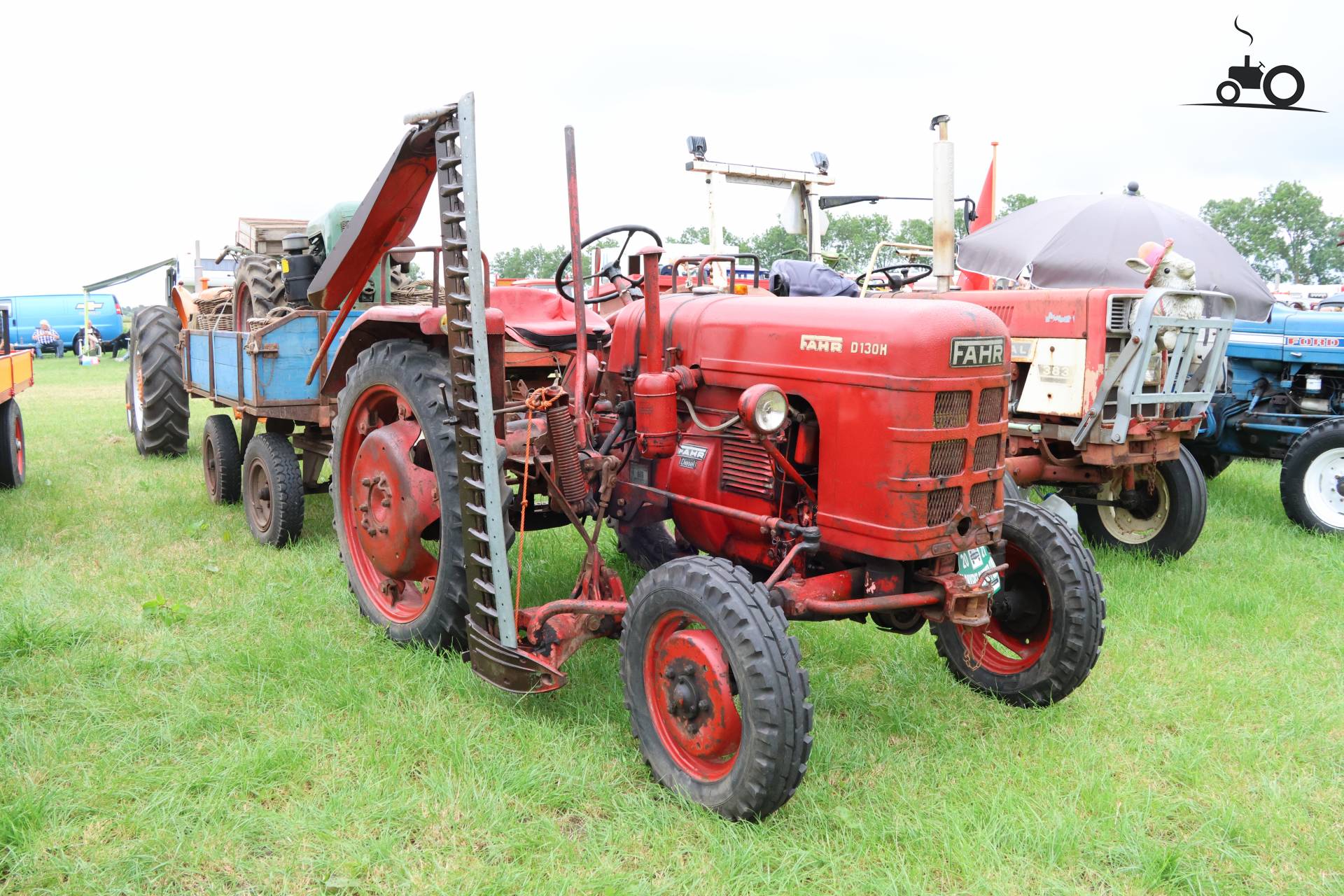 Fahr D 130 H machine op historisch festival