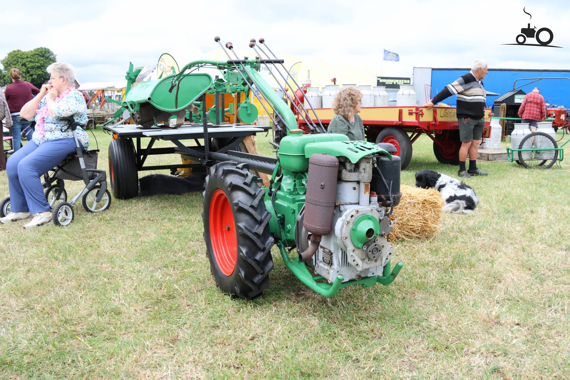 Agria machine op Historisch Festival in Hensbroek