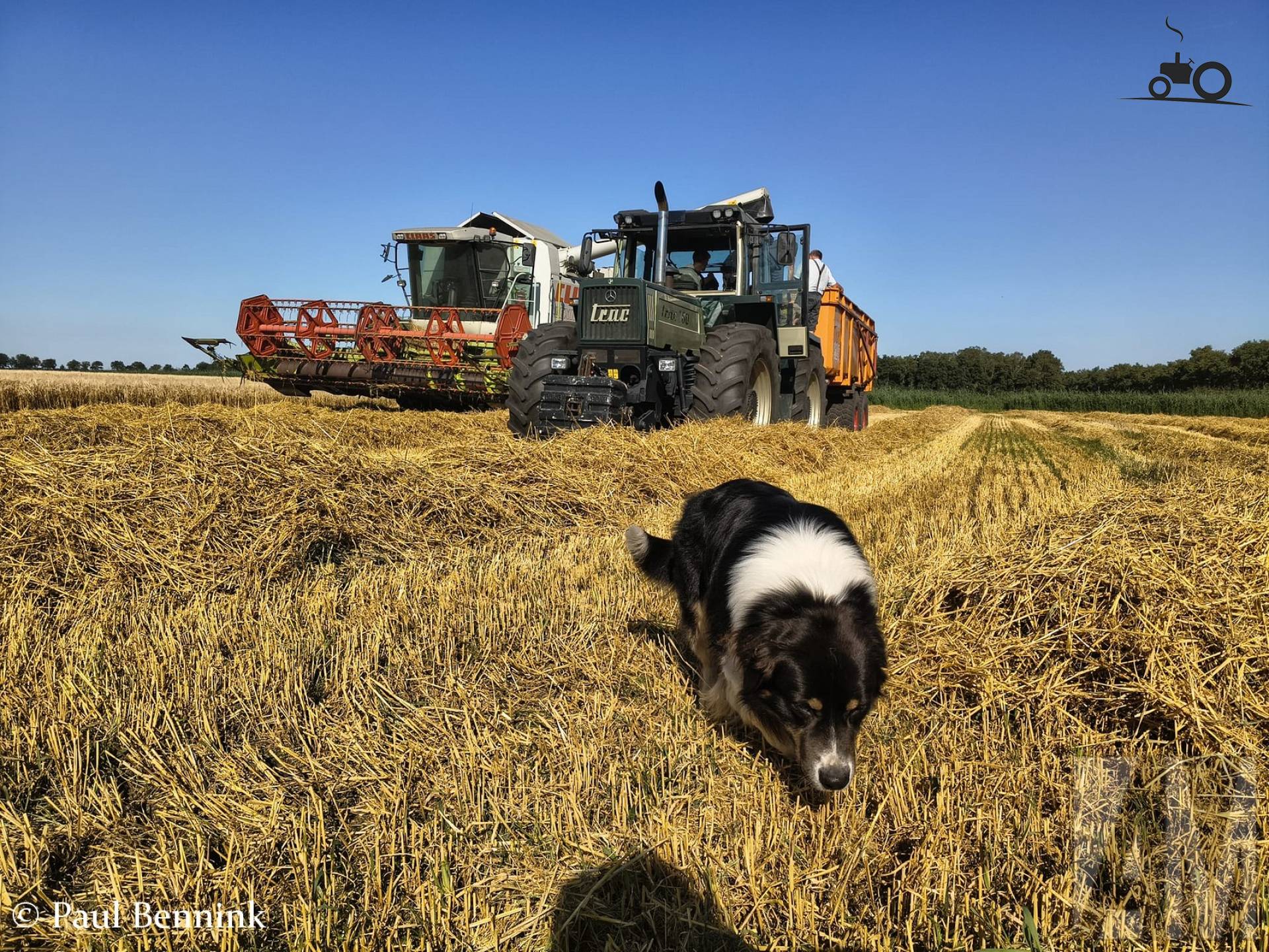 LTS Trac 160 trekker in het veld