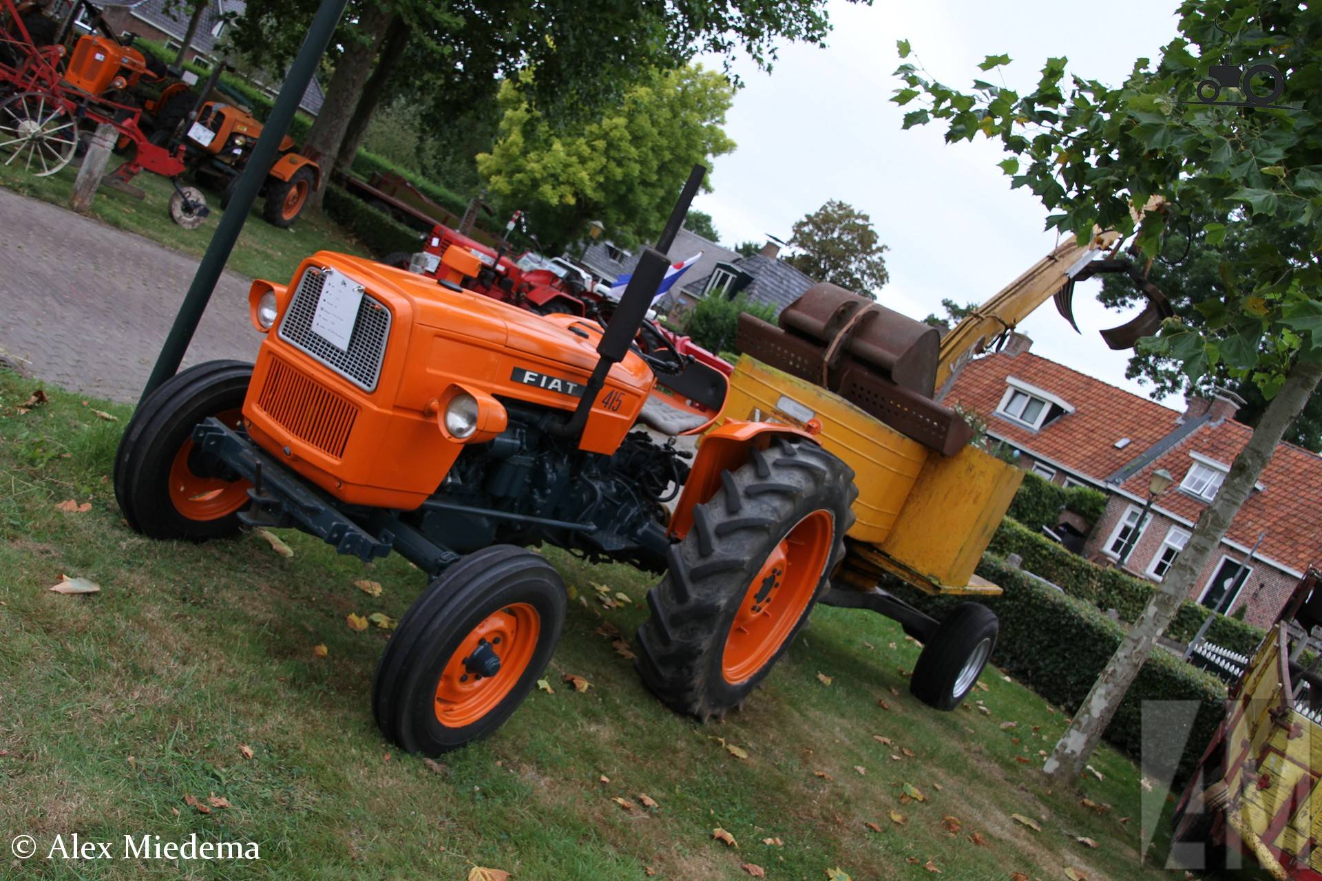 Fiat 415 met Vaia Car kraan in Ie