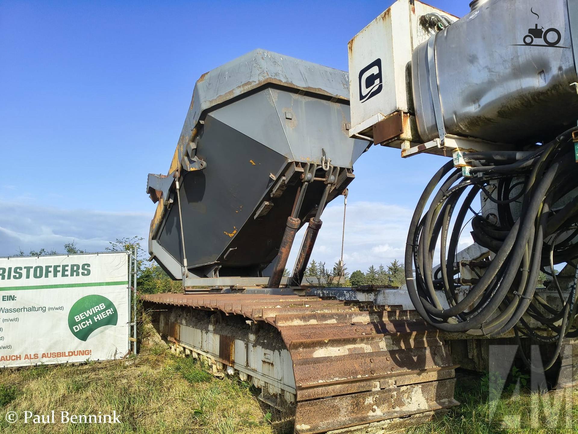 Eigenbouw machine bij Christoffers Wiefelstede